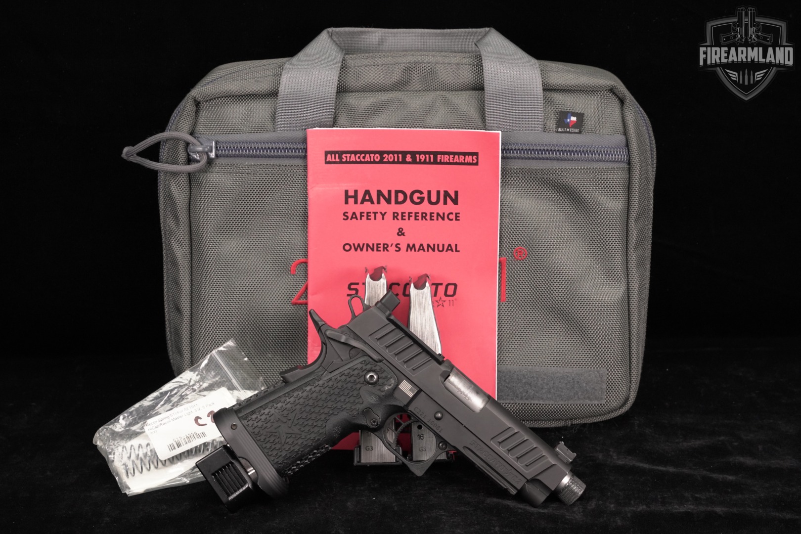 Staccato C2 DPO 9mm Optics-Ready 4.5" STI THREADED +3 MAGS & ORIG CASE-img-2