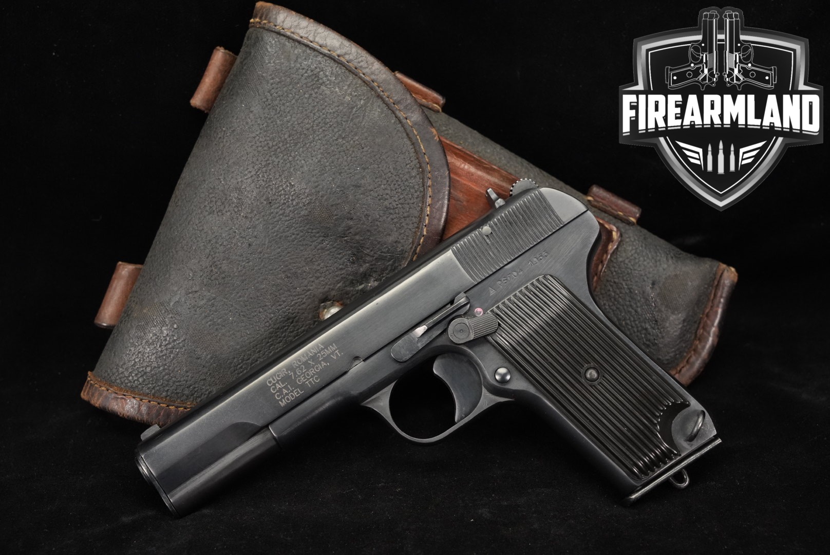 1953 Cugir Model TTC 7.62X25mm Tokarev 4.6" Blued TT-33 ROMANIAN +HOLSTER