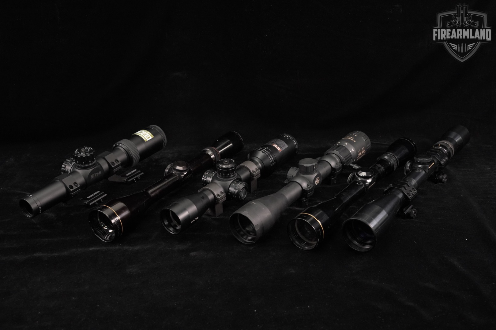 SIX SCOPE LOT 6 Pack Weaver Sig Sauer Bushnell Nikon Leupold Scopes-img-2