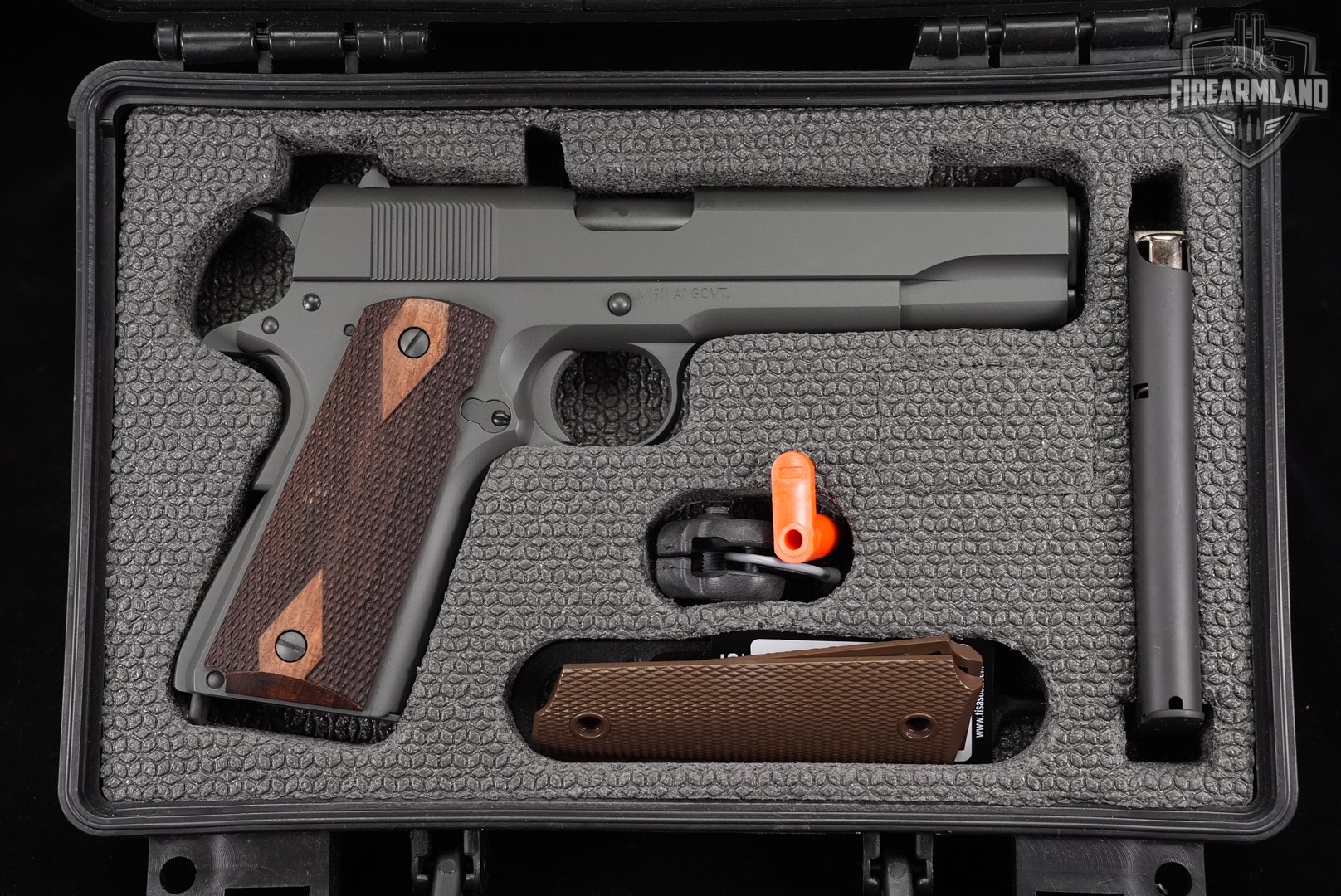 Tisas M1911 A1 GOVT 45 ACP 1911 5" Gray M1911A1 +2 MAGS & ORIG CASE-img-17