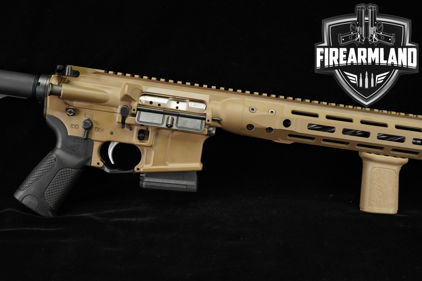LWRC IC-DI M-LOK 5.56 NATO AR-15 AR15 16" FDE & Black ICDI M6IC M6-img-0