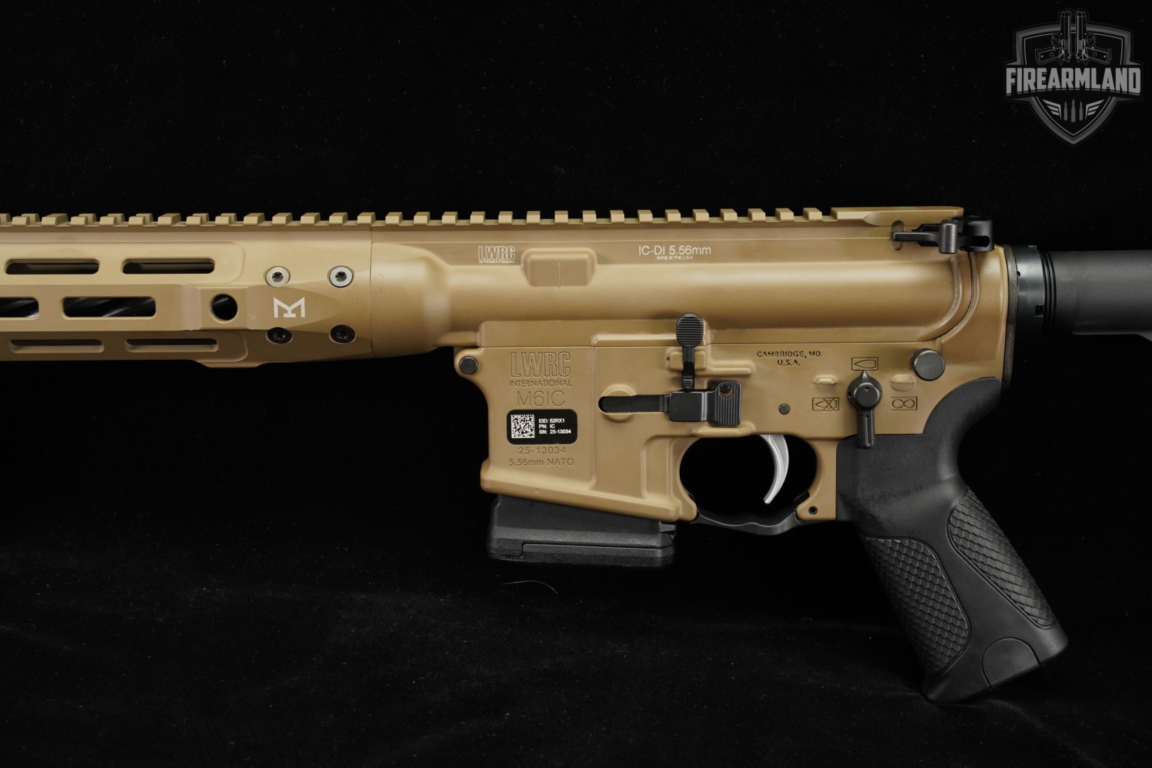 LWRC IC-DI M-LOK 5.56 NATO AR-15 AR15 16" FDE & Black ICDI M6IC M6-img-8