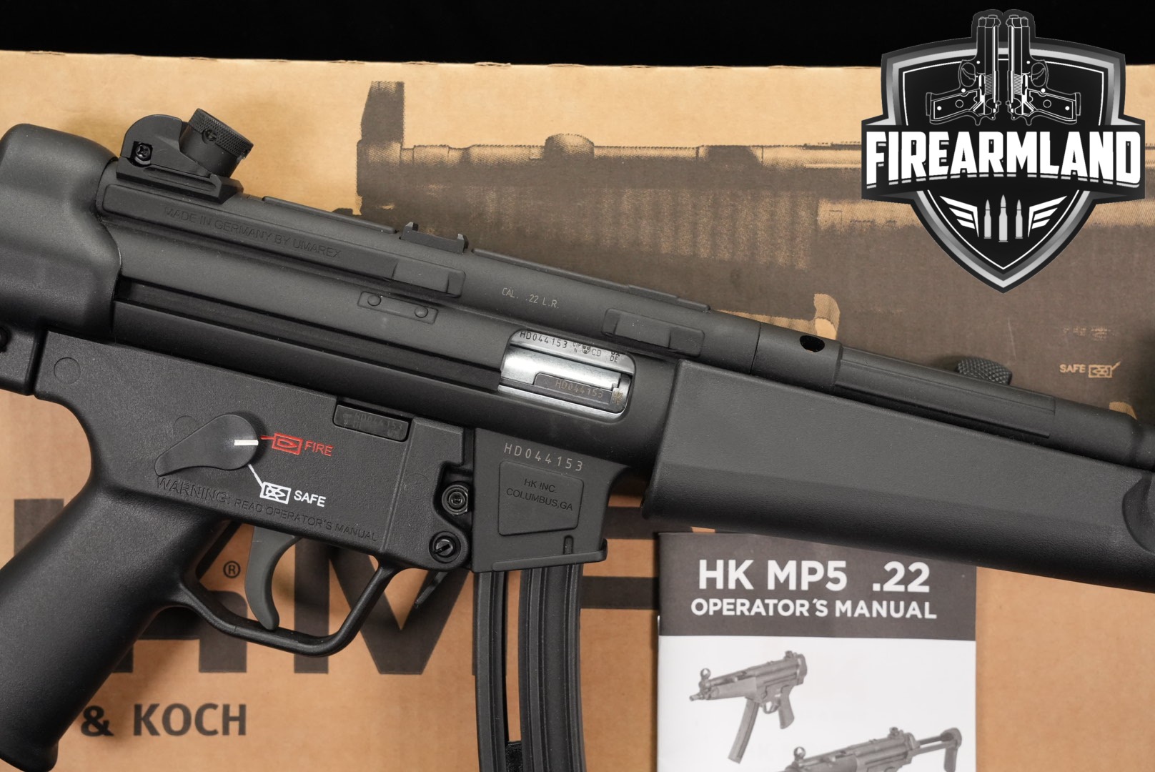 Heckler & Koch MP5 22 Pistol 22LR 9" H&K MP 5 THREADED +ORIG BOX-img-0