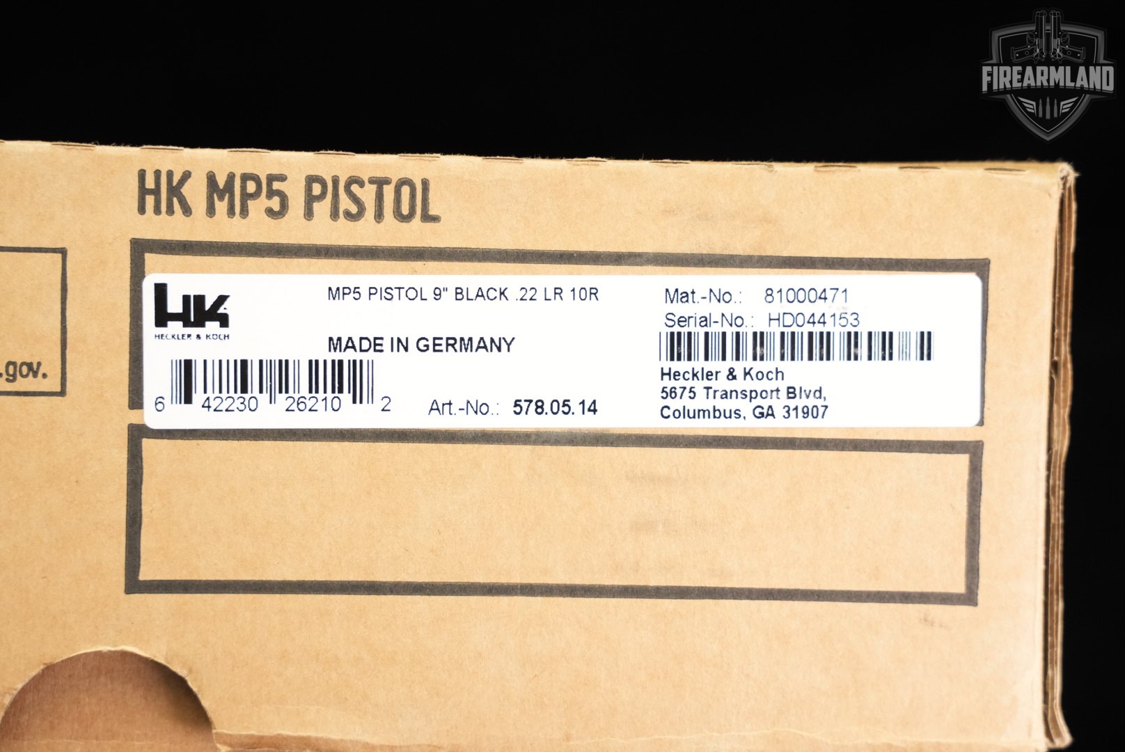 Heckler & Koch MP5 22 Pistol 22LR 9" H&K MP 5 THREADED +ORIG BOX-img-17