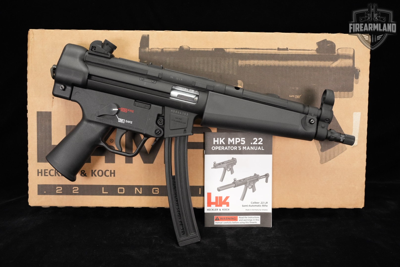 Heckler & Koch MP5 22 Pistol 22LR 9" H&K MP 5 THREADED +ORIG BOX-img-2