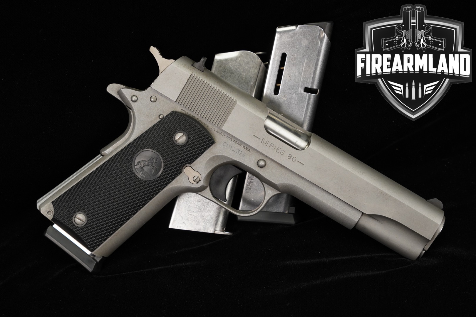 Colt M1991A1 Series 80 .45 ACP Stainless in Good Condition Thumbnail