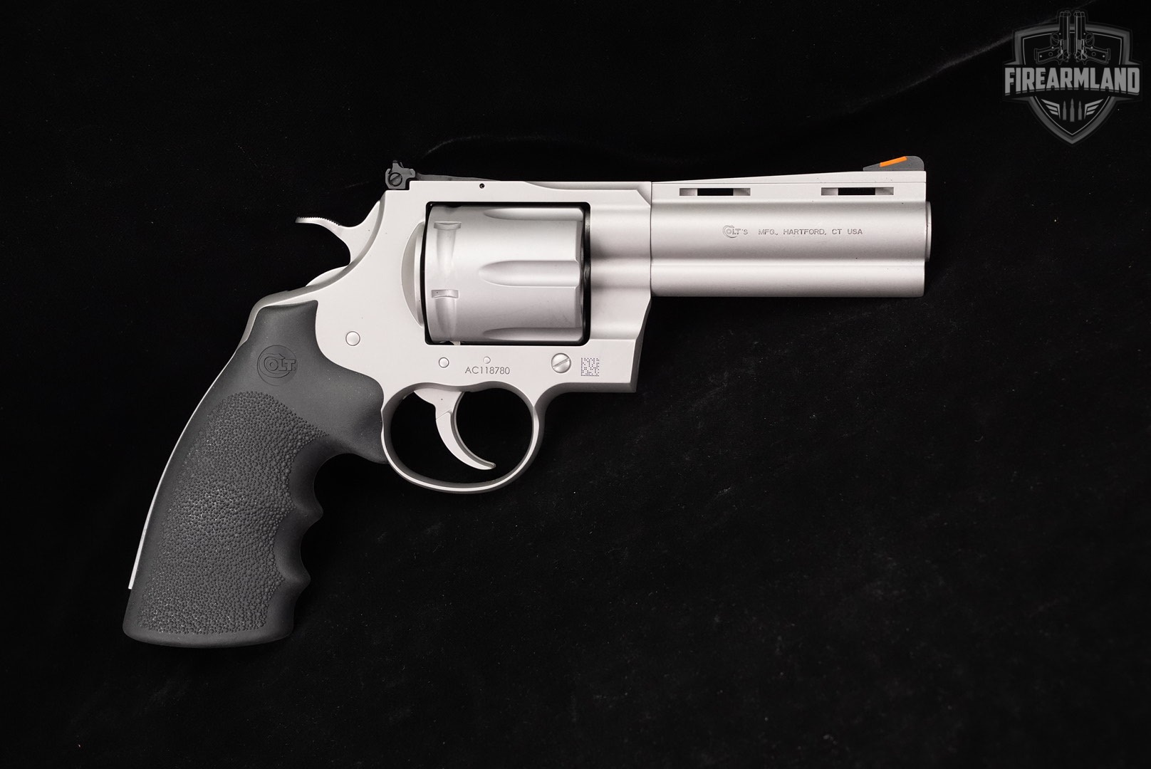 DESIRED Colt Anaconda 44 Rem Mag 4 Stainless +ORIG CASE-img-3