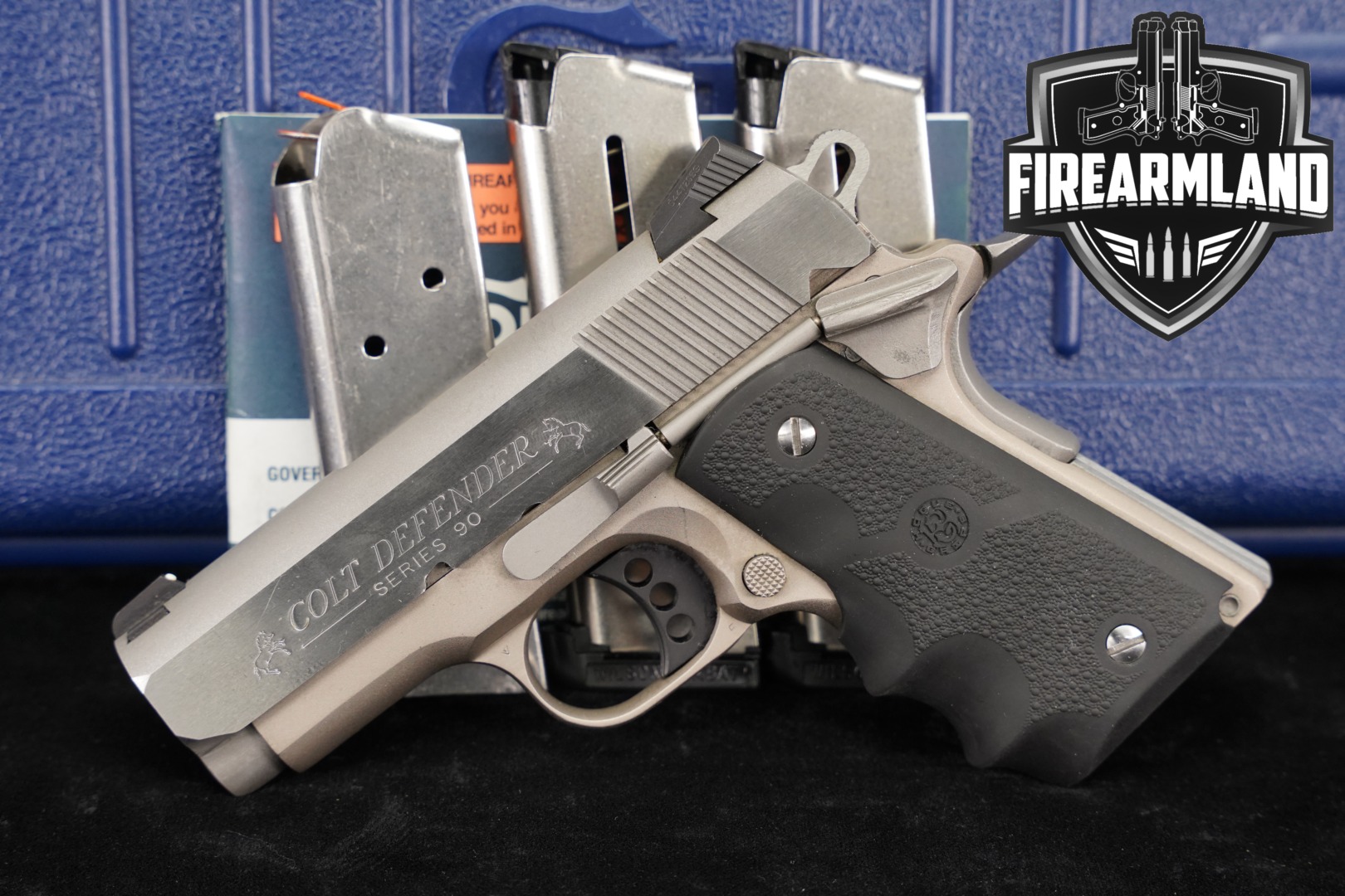 2005 Colt Defender Series 90 Lightweight .45 ACP Two-Tone Silver in Very Good Condition Thumbnail