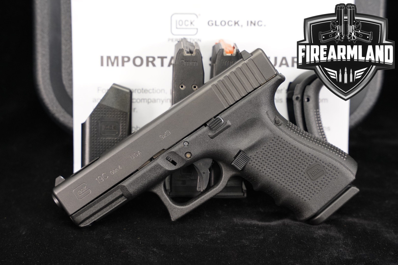 Glock G19C Gen4 9mm Luger Black in Excellent Condition Thumbnail