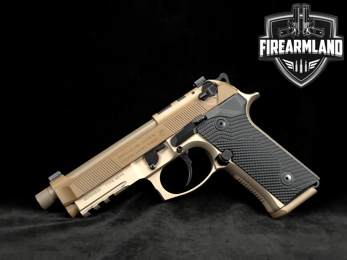 Beretta M9A4 Centurion 9mm Luger Flat Dark Earth in Excellent Condition Thumbnail
