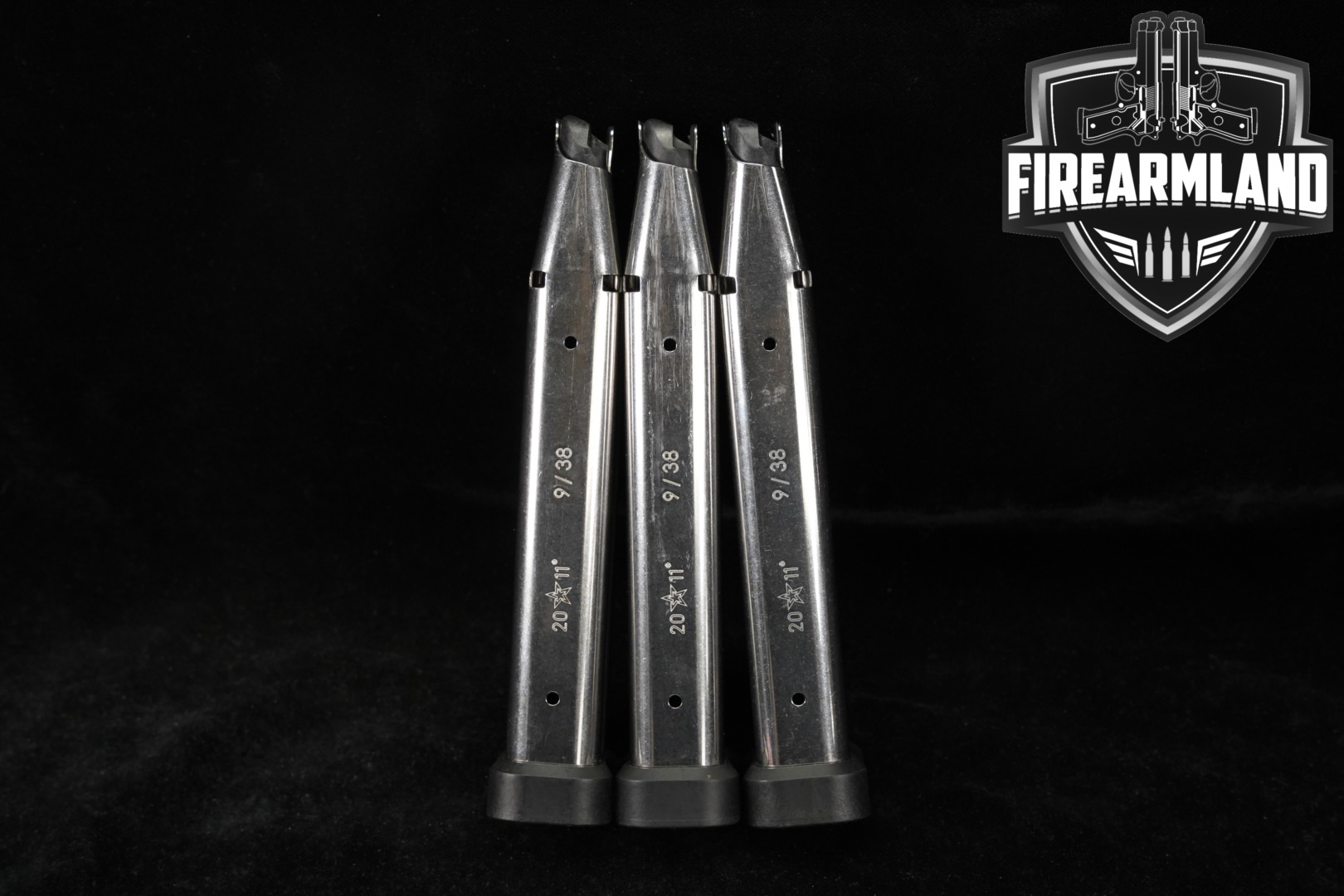 Staccato (STI) 3x THREE 26-Round 2011 9mm/38 Super Magazines in Very Good Condition Thumbnail