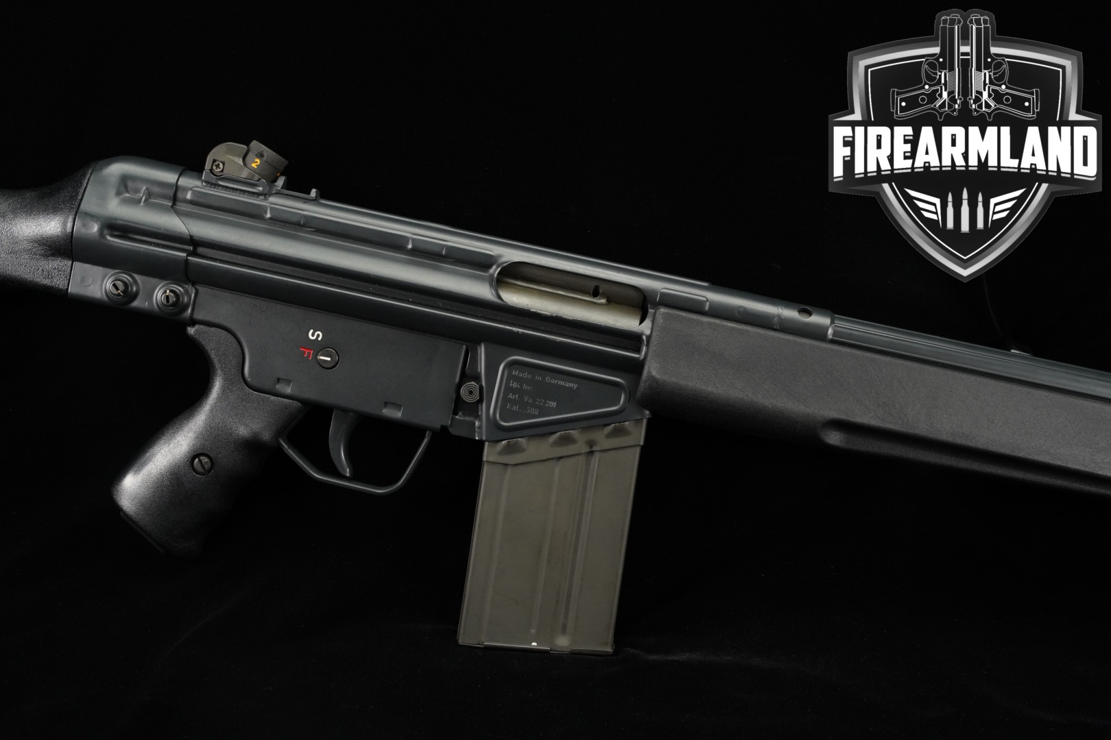 1980 Heckler & Koch (H&K, HK) HK 91 A2 .308 Win. Black in Very Good Condition Thumbnail