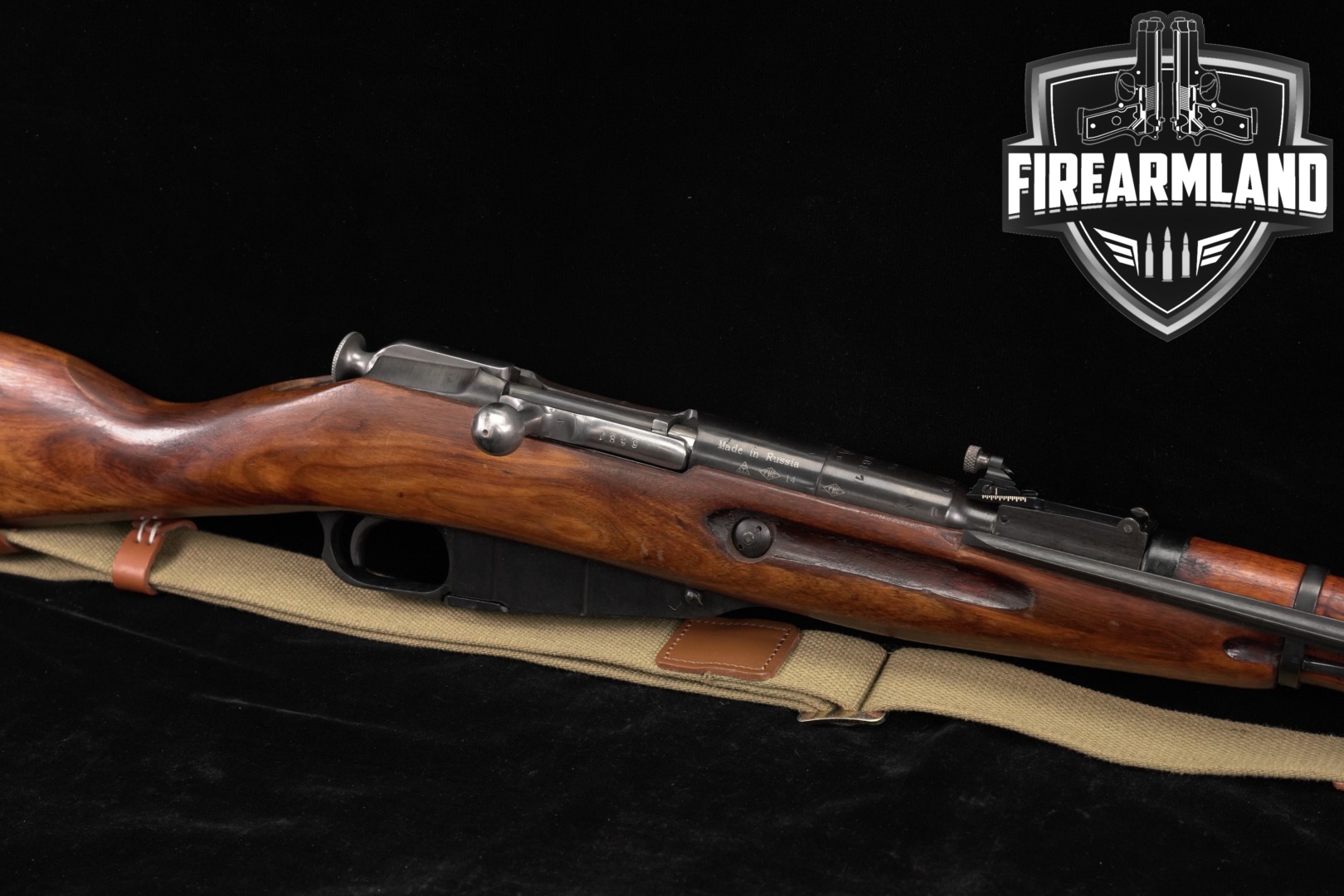 MATCHING Izhevsk Arsenal Model 1944 7.62x54R Mosin-Nagant WWII M44 +BAYONET-img-0