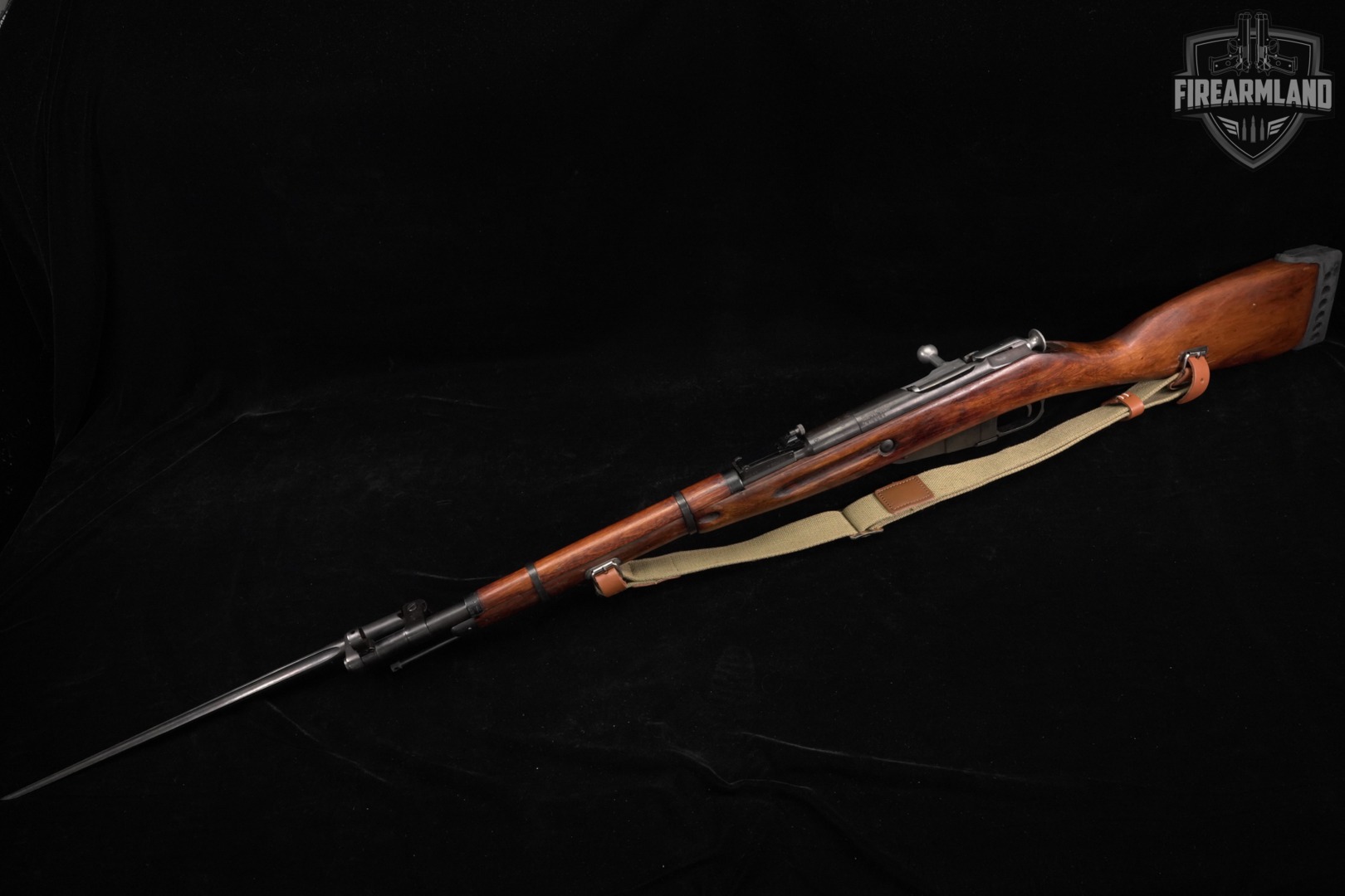 MATCHING Izhevsk Arsenal Model 1944 7.62x54R Mosin-Nagant WWII M44 +BAYONET-img-2