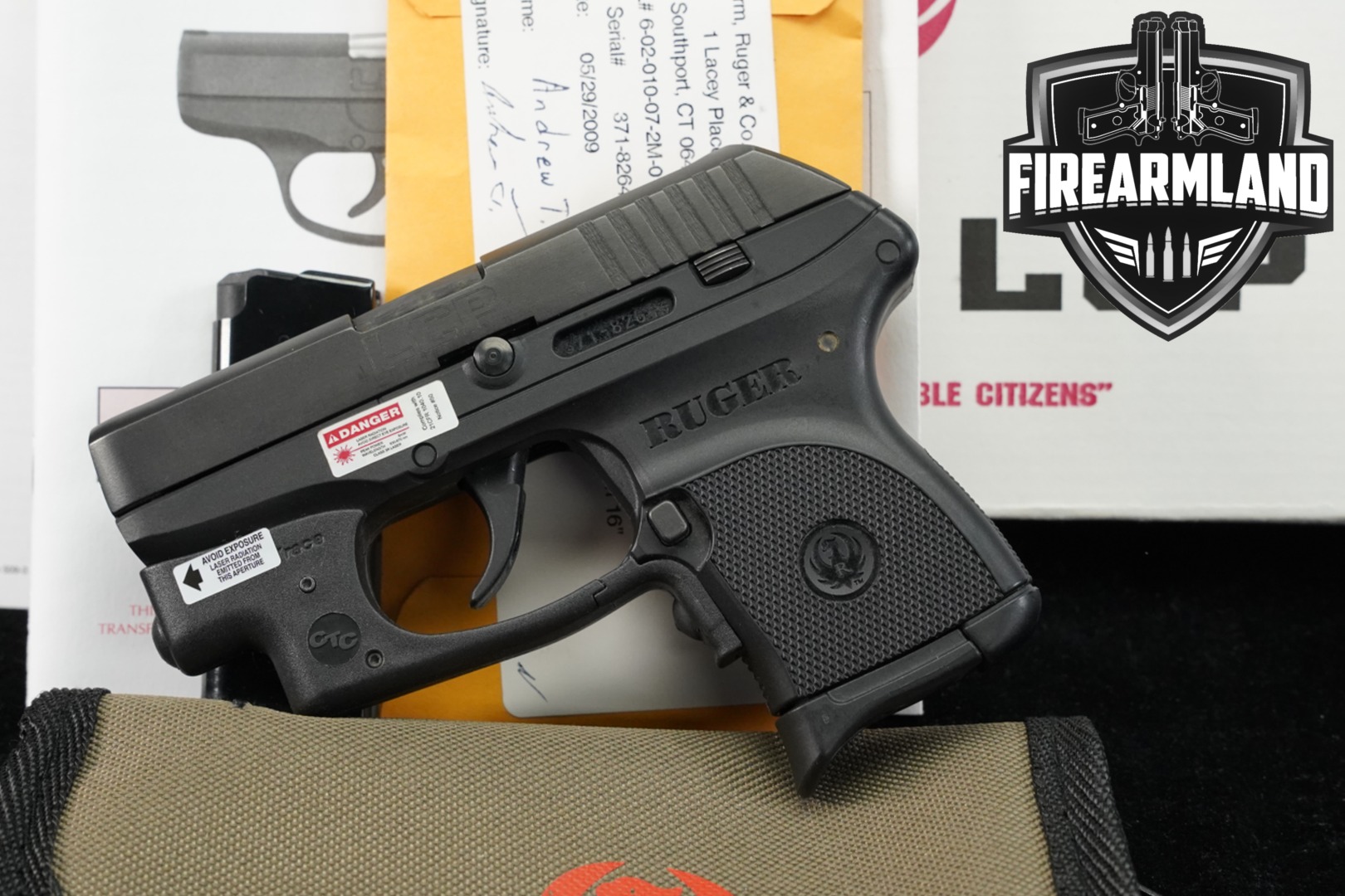2009 Sturm Ruger LCP Gen 1 .380 ACP Blued in Excellent Condition Thumbnail