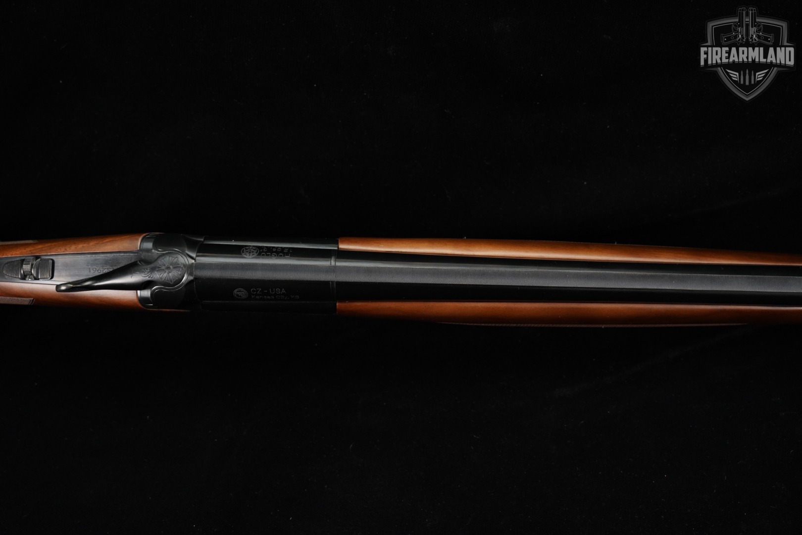 CZ Drake 12-Gauge 28" Black Chrome & Walnut O/U Huglu +ORIG BOX-img-12