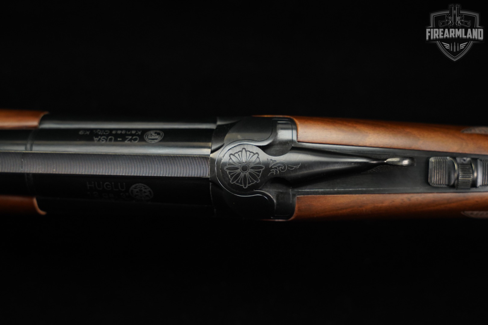 CZ Drake 12-Gauge 28" Black Chrome & Walnut O/U Huglu +ORIG BOX-img-20