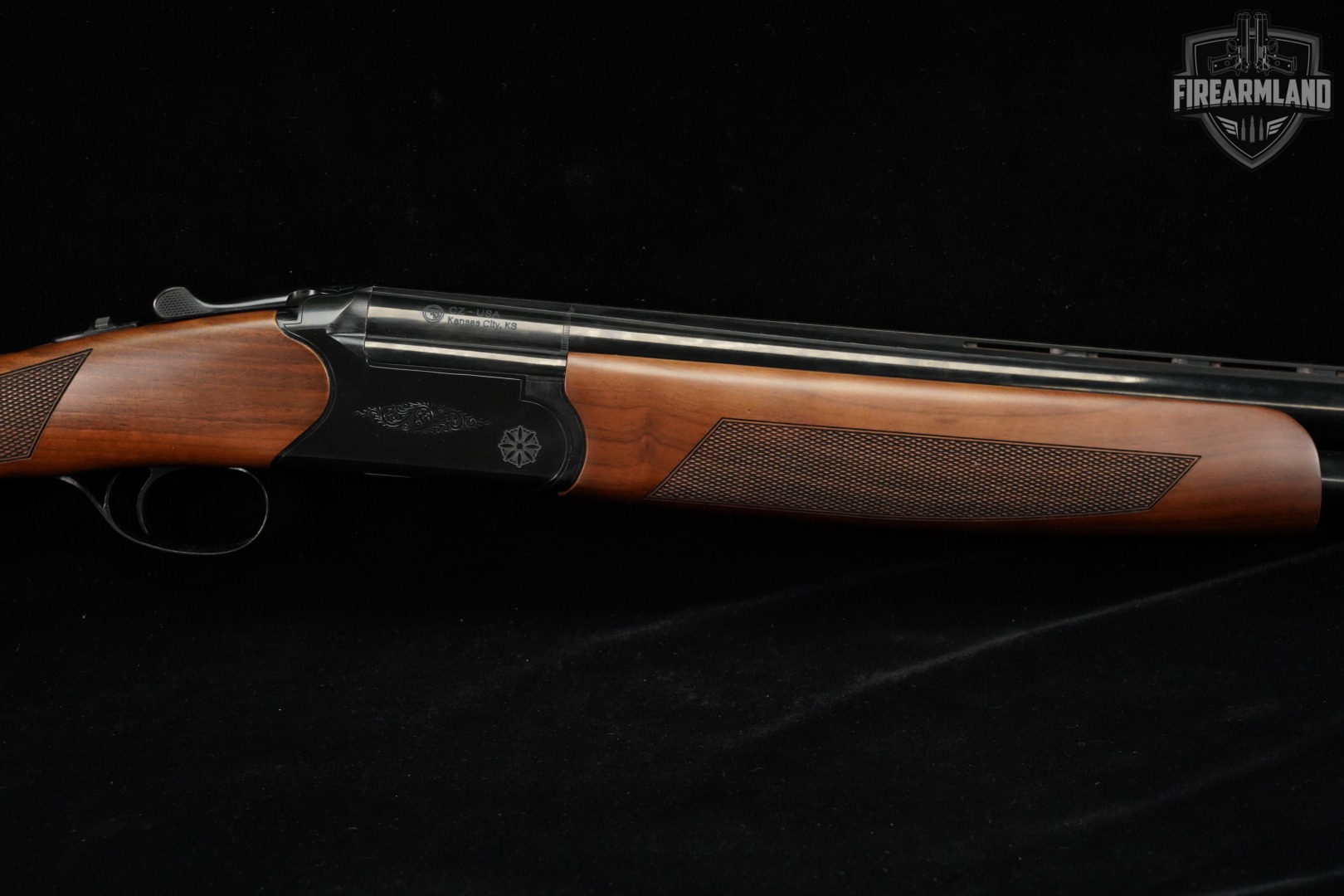 CZ Drake 12-Gauge 28" Black Chrome & Walnut O/U Huglu +ORIG BOX-img-5