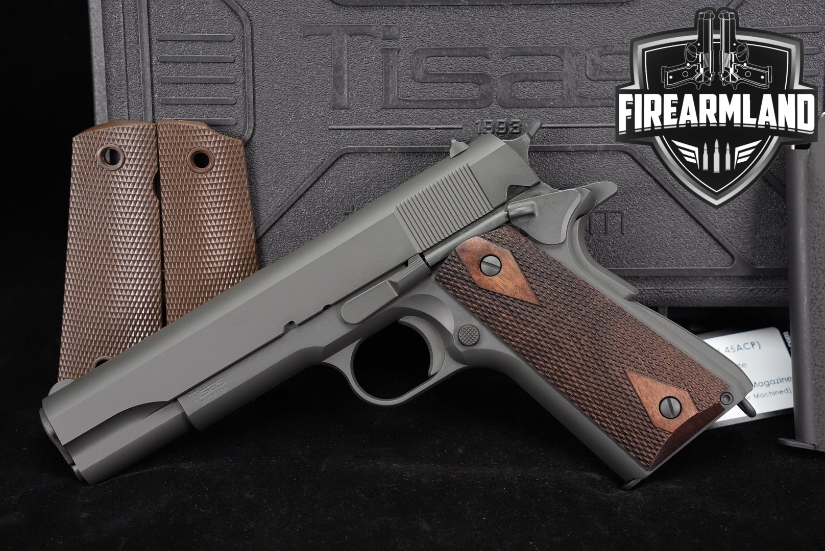 Tisas M1911 A1 GOVT 45 ACP 1911 5" M1911A1 USGI +2 MAGS & ORIG CASE-img-0