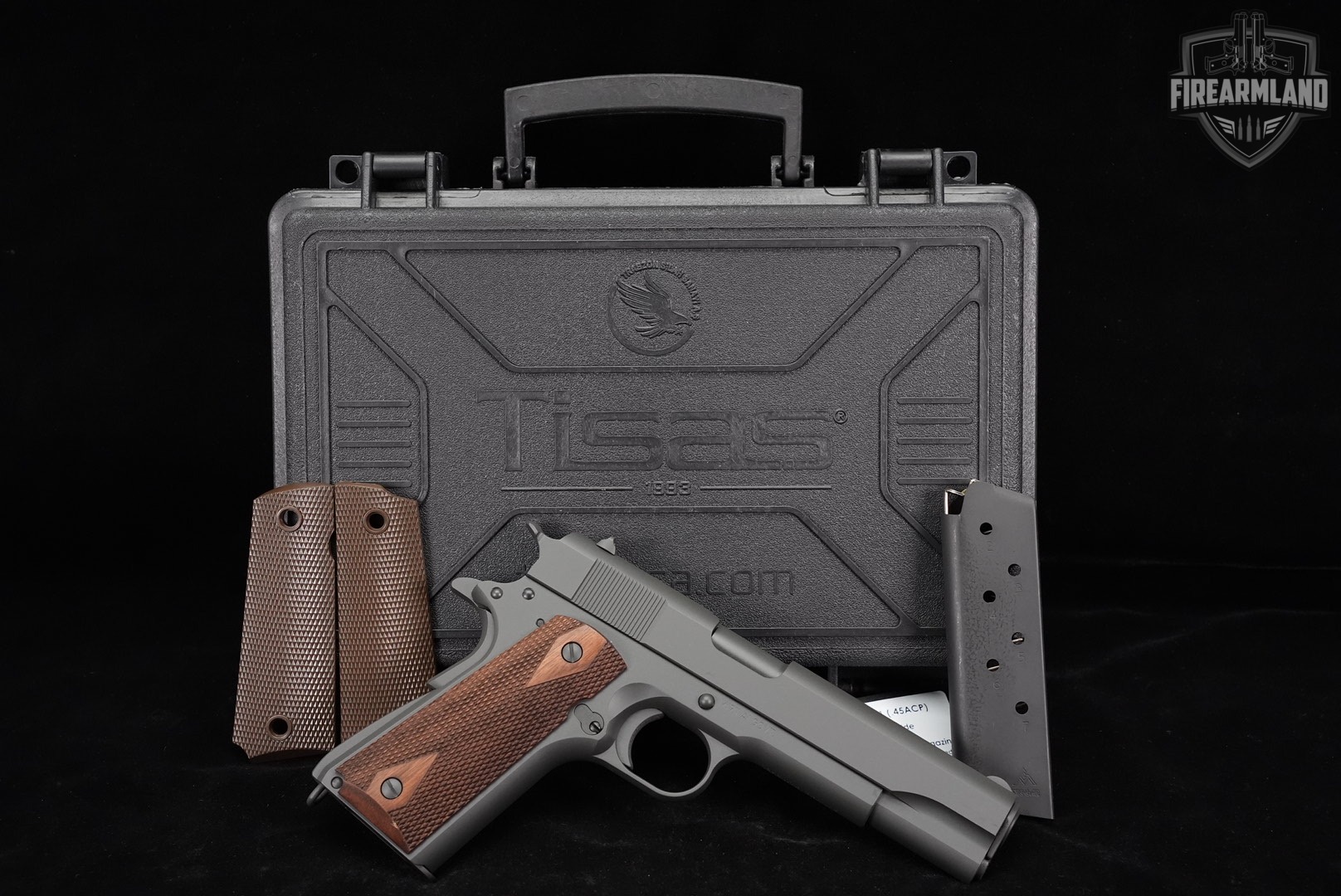 Tisas M1911 A1 GOVT 45 ACP 1911 5" M1911A1 USGI +2 MAGS & ORIG CASE-img-2