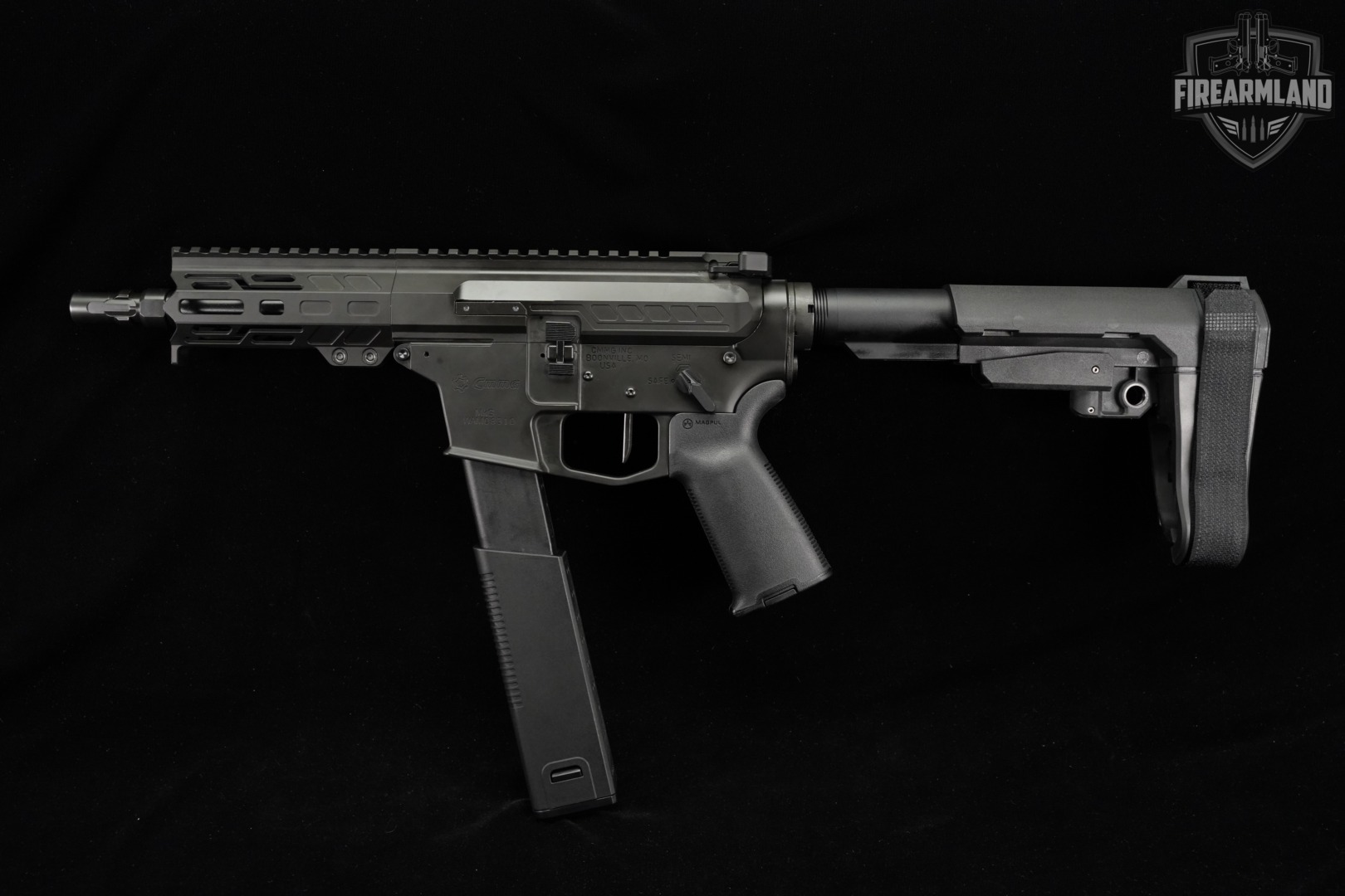 CMMG Banshee MkG 45 ACP AR-15 AR15 5" +3 MAGS & ORIG CASE-img-3