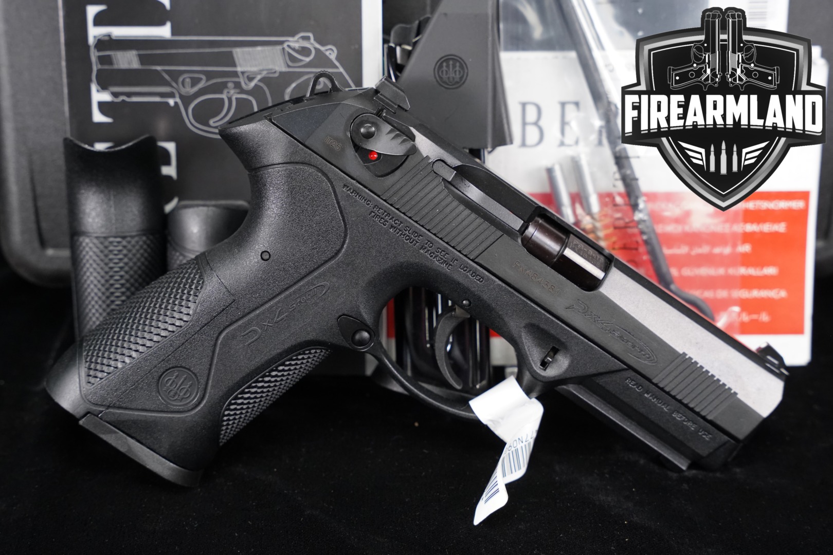 Beretta Px4 Storm Full Size, Type F 9mm Luger Black in Excellent Condition Thumbnail