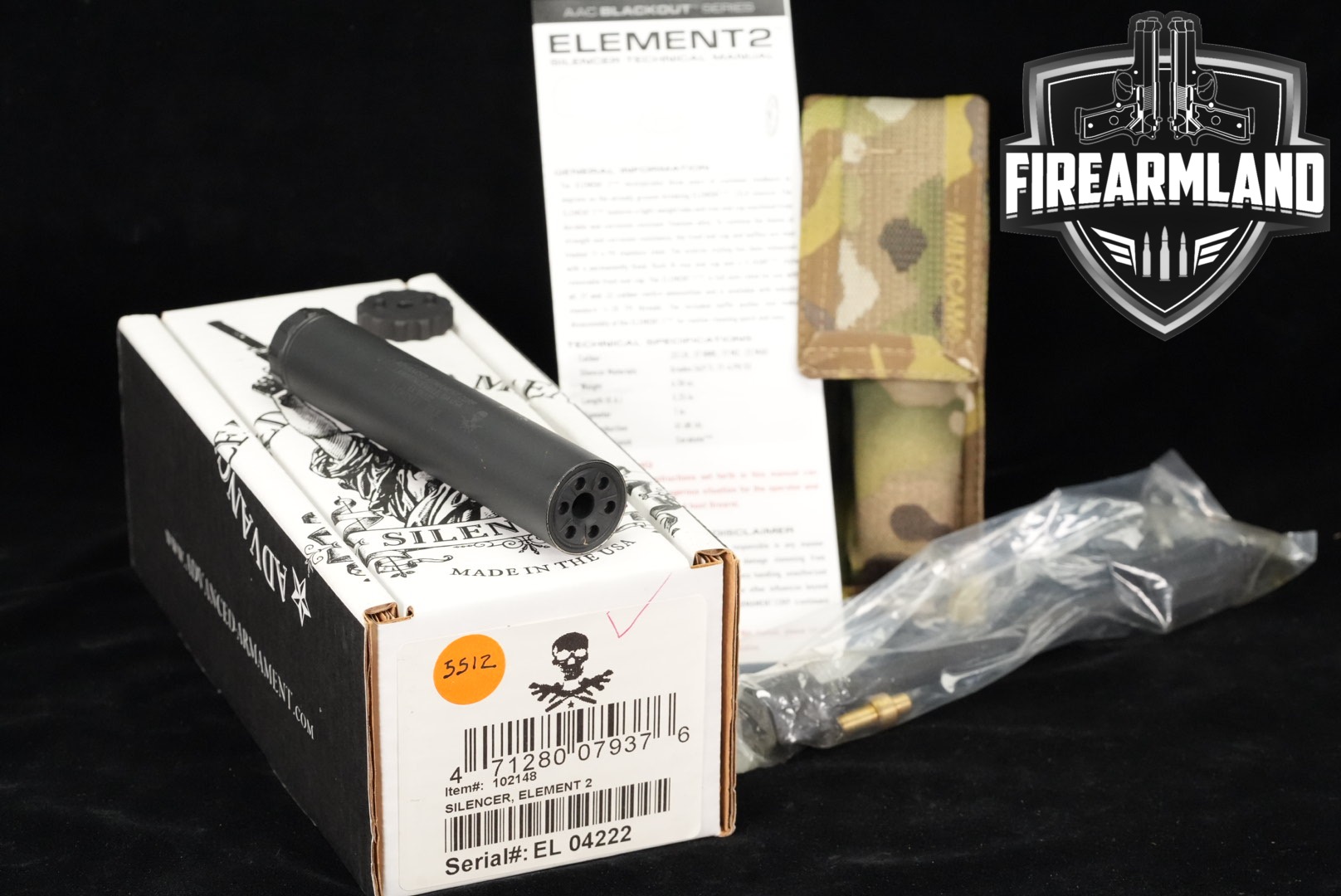 Advanced Armament Corp (AAC) Element 2 .22 LR in Very Good Condition Thumbnail