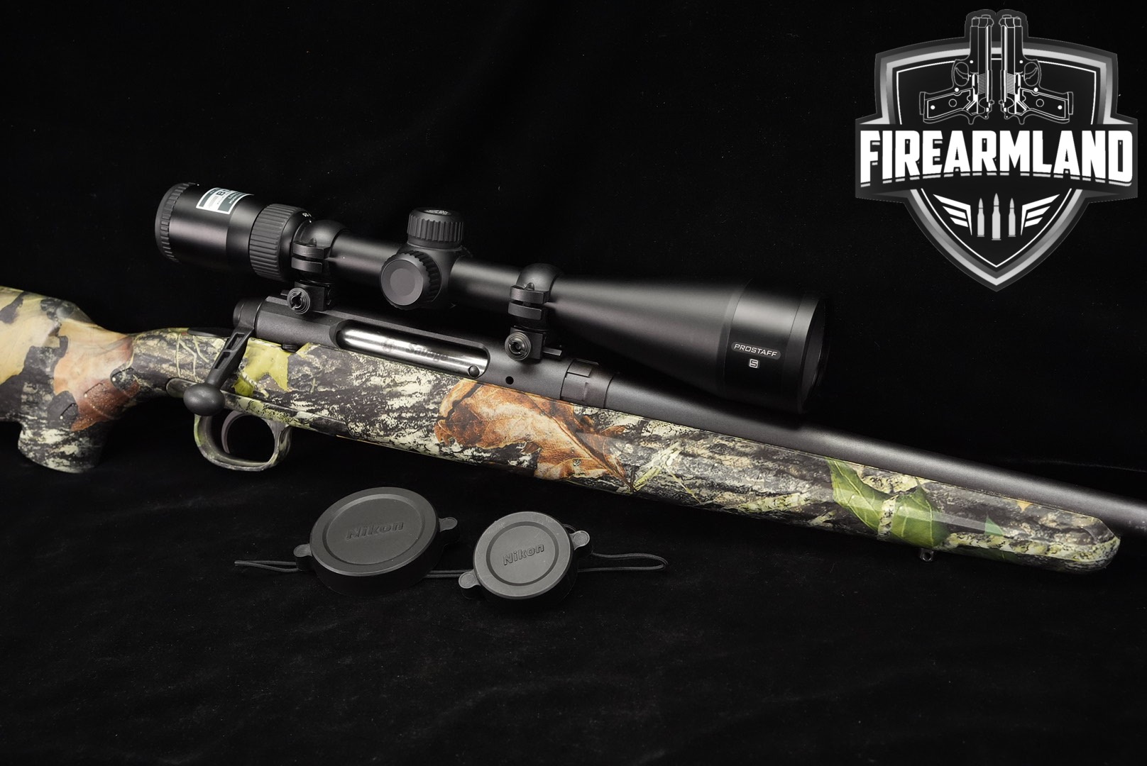 Savage Arms Axis 22-250 Rem Blued & Camouflage +NIKON SCOPE-img-0