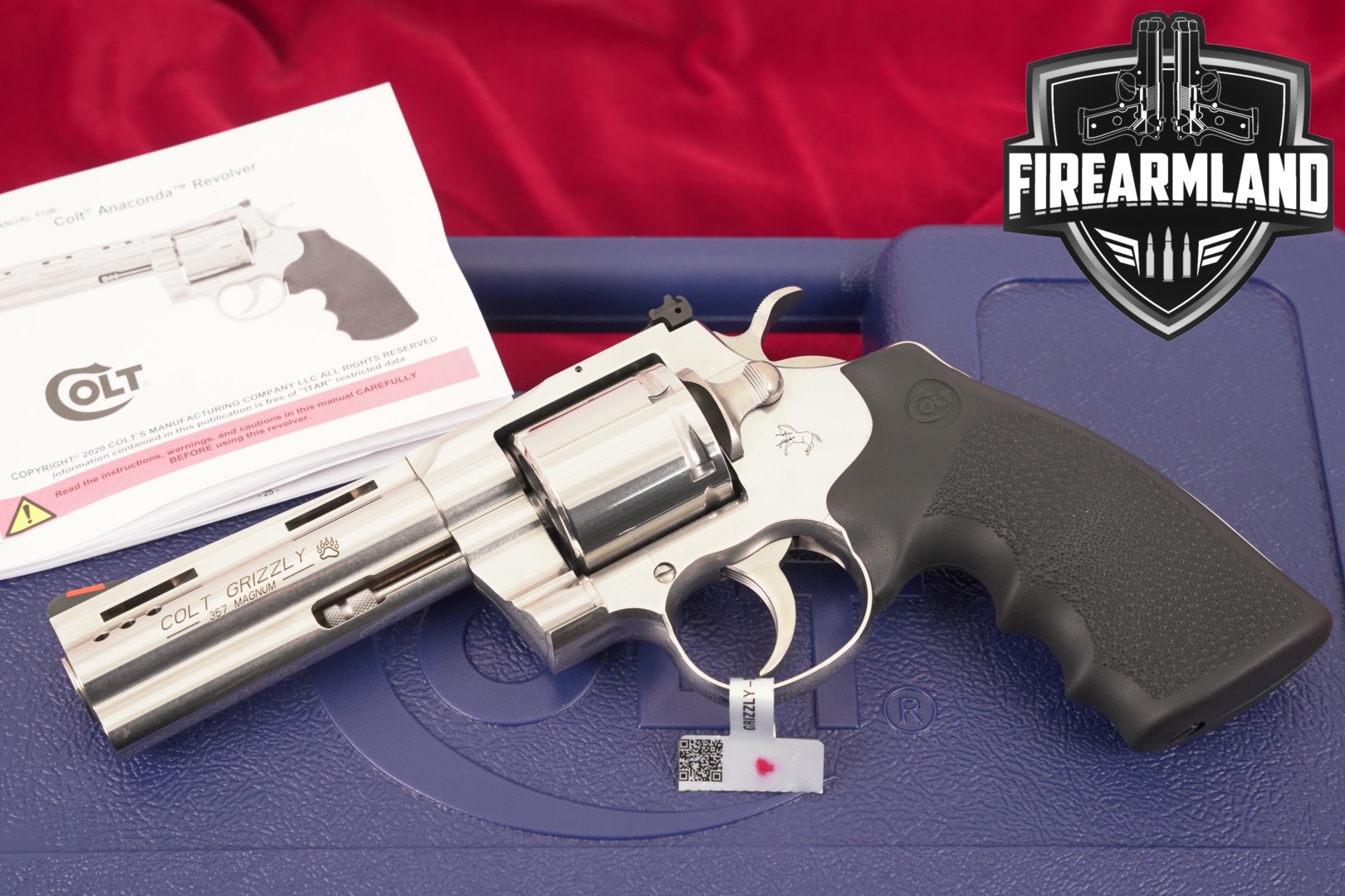 Colt Grizzly .357 Mag. Polished Stainless in Excellent Condition Thumbnail