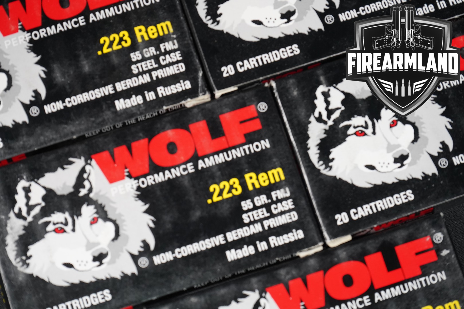 Wolf 223 Remington Ammunition .223 Rem. in New - Old Stock Condition Thumbnail