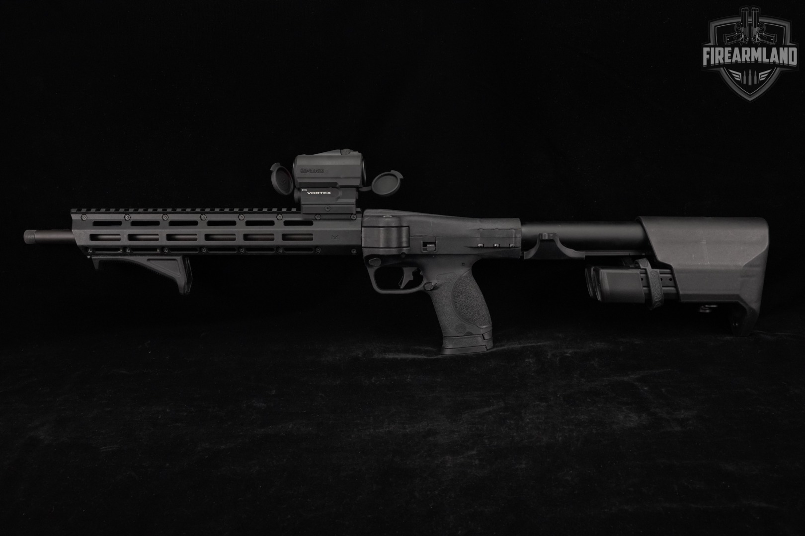 Smith & Wesson M&P FPC S&W 9mm 16.12" THREADED +3 MAGS, CASE, VORTEX OPTICS-img-6