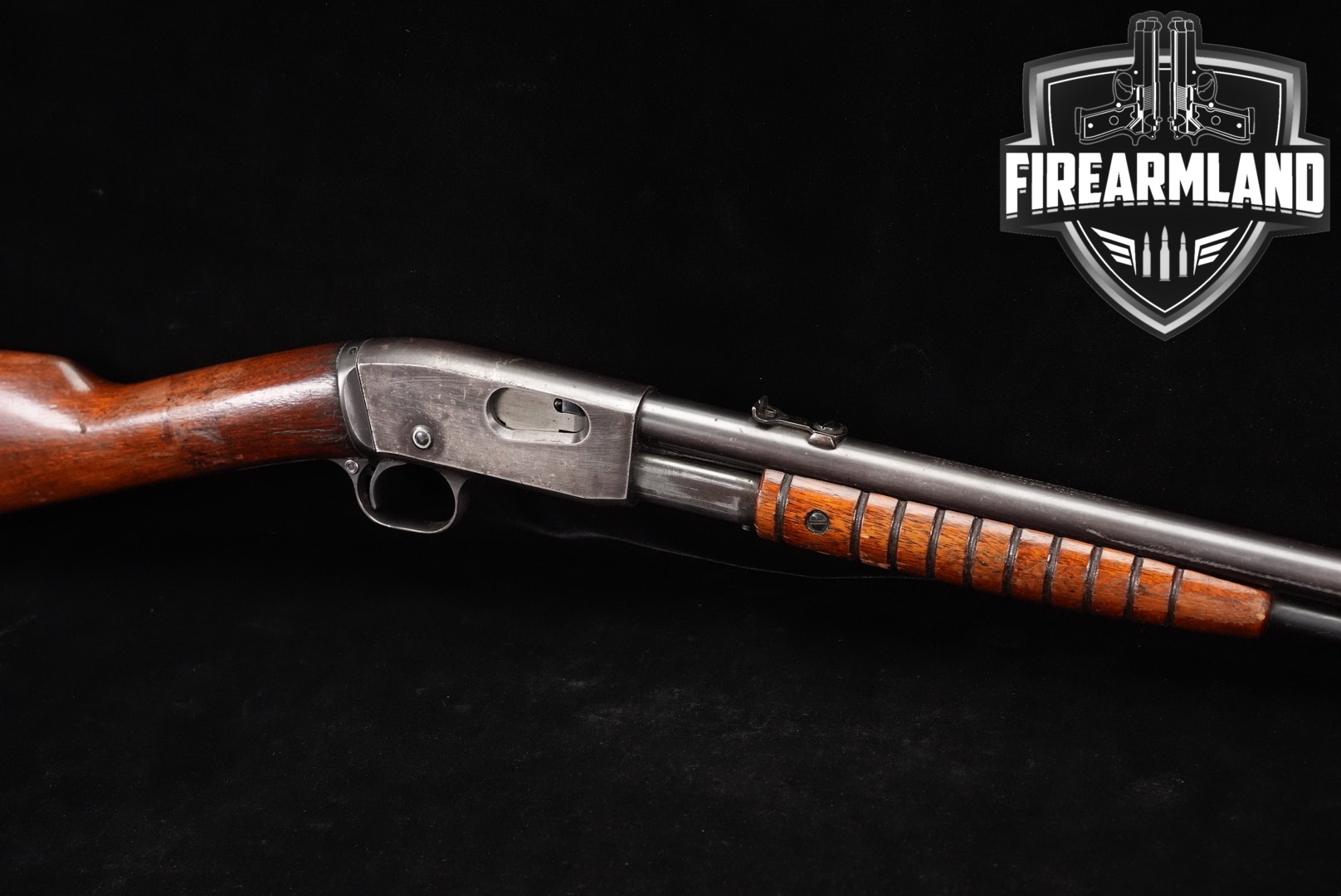 Remington Model 12A Standard Grade 22LR 22 Blued & Walnut M12 12-A TAKEDOWN-img-0