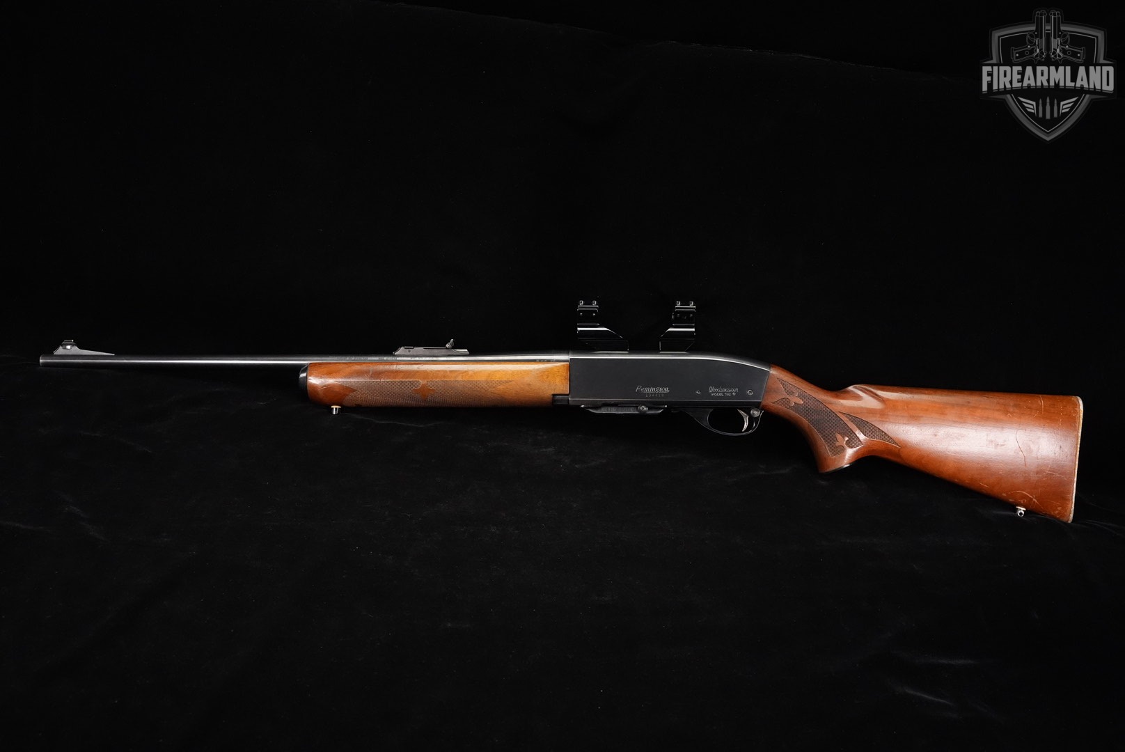 Remington Model 742 Woodsmaster 30-06 22" Walnut M724 +2 MAGS, SCOPE RINGS-img-6