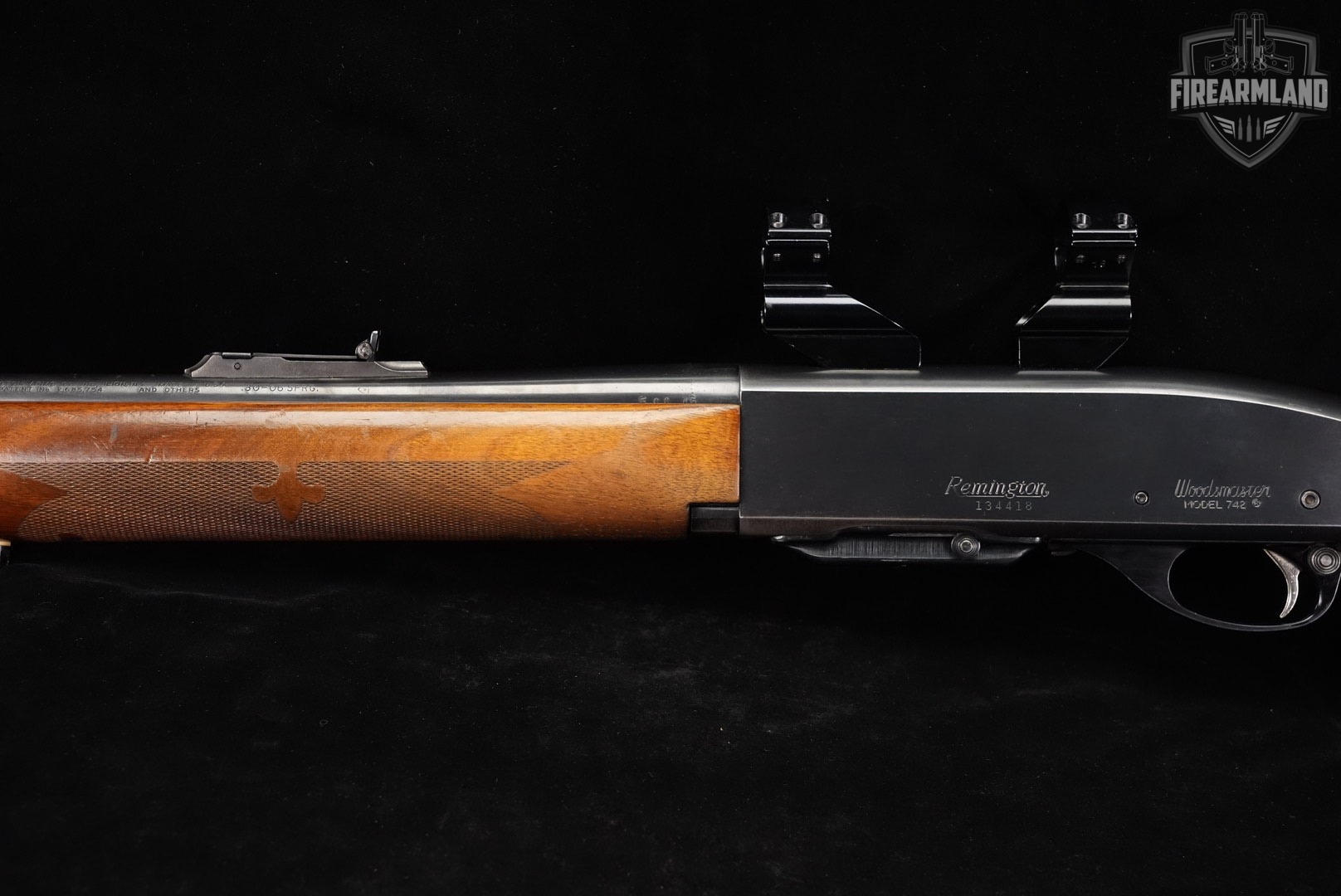 Remington Model 742 Woodsmaster 30-06 22" Walnut M724 +2 MAGS, SCOPE RINGS-img-8