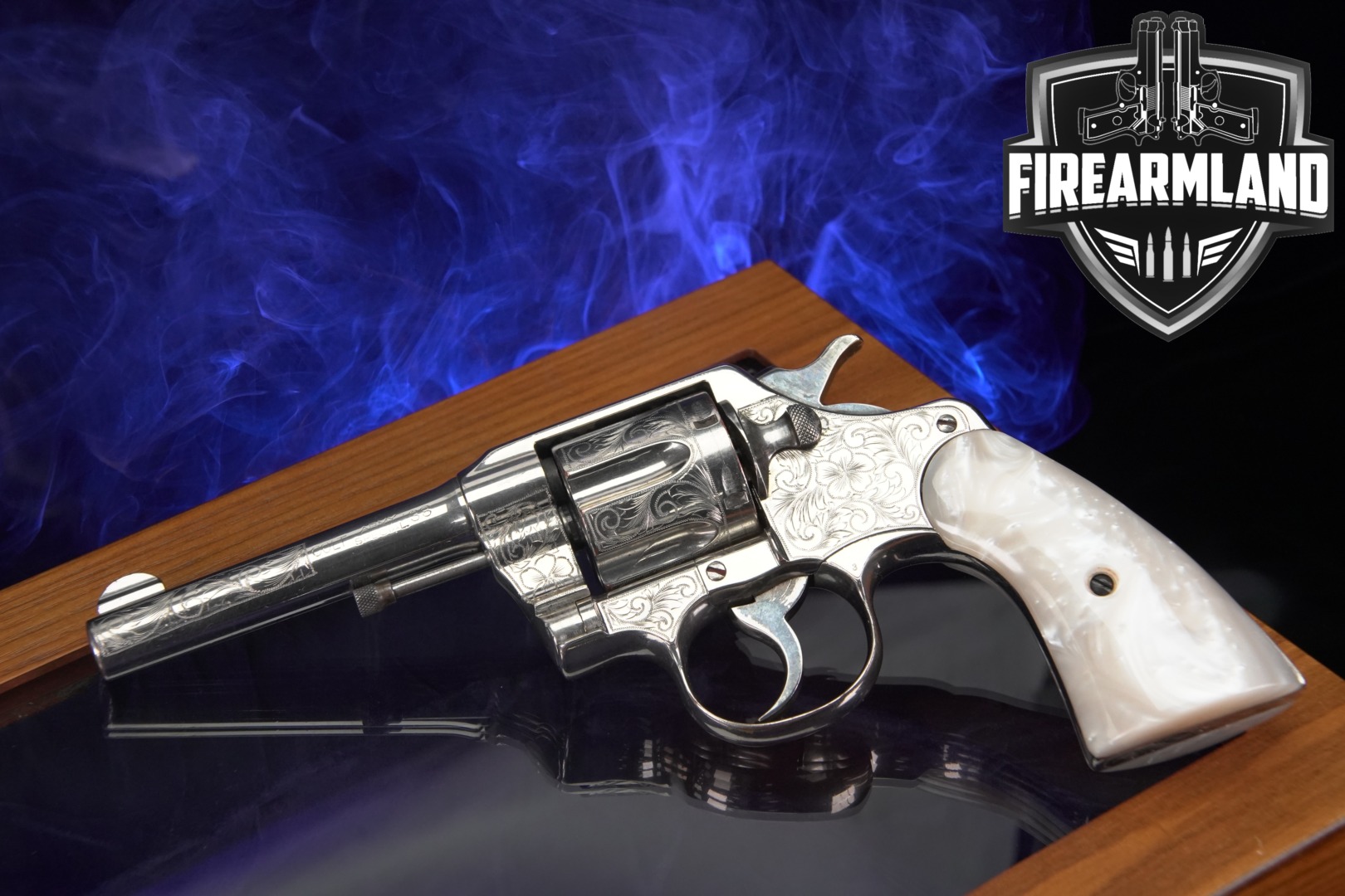 1912 Colt Army Special .38 Spl. Nickel in Good Condition Thumbnail