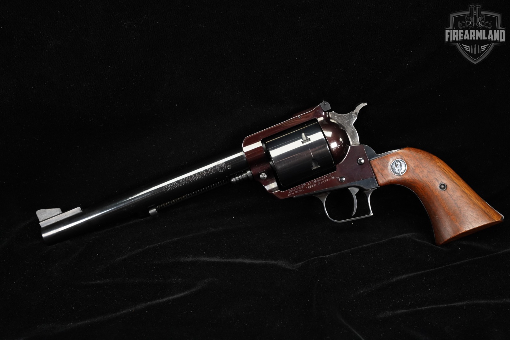 1970s Ruger New Model Super Blackhawk 44 Rem Mag 7.5 Blued +ORIG BOX-img-3