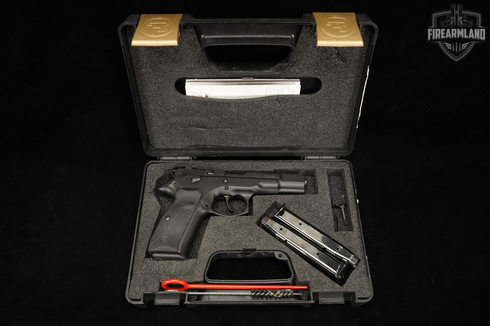 CZ 75 B Omega 9mm 4.6" CZ75B CZ75 75B +3 MAGS & ORIG CASE-img-14
