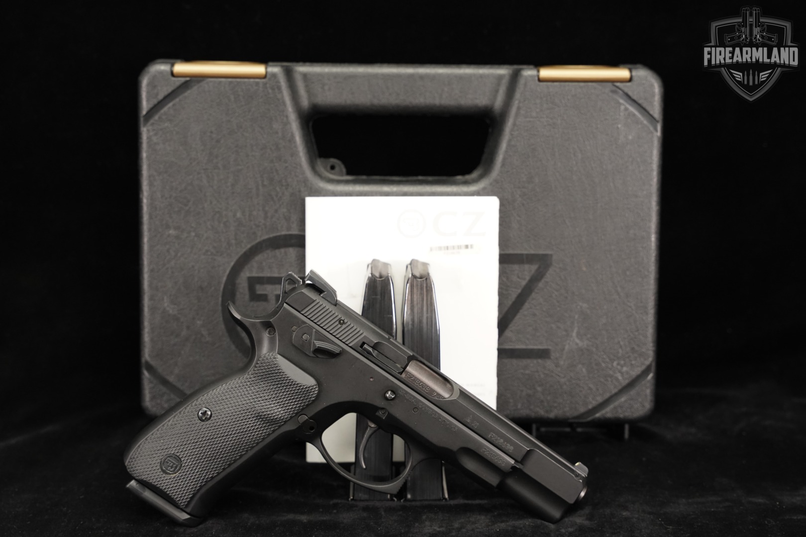 CZ 75 B Omega 9mm 4.6" CZ75B CZ75 75B +3 MAGS & ORIG CASE-img-2