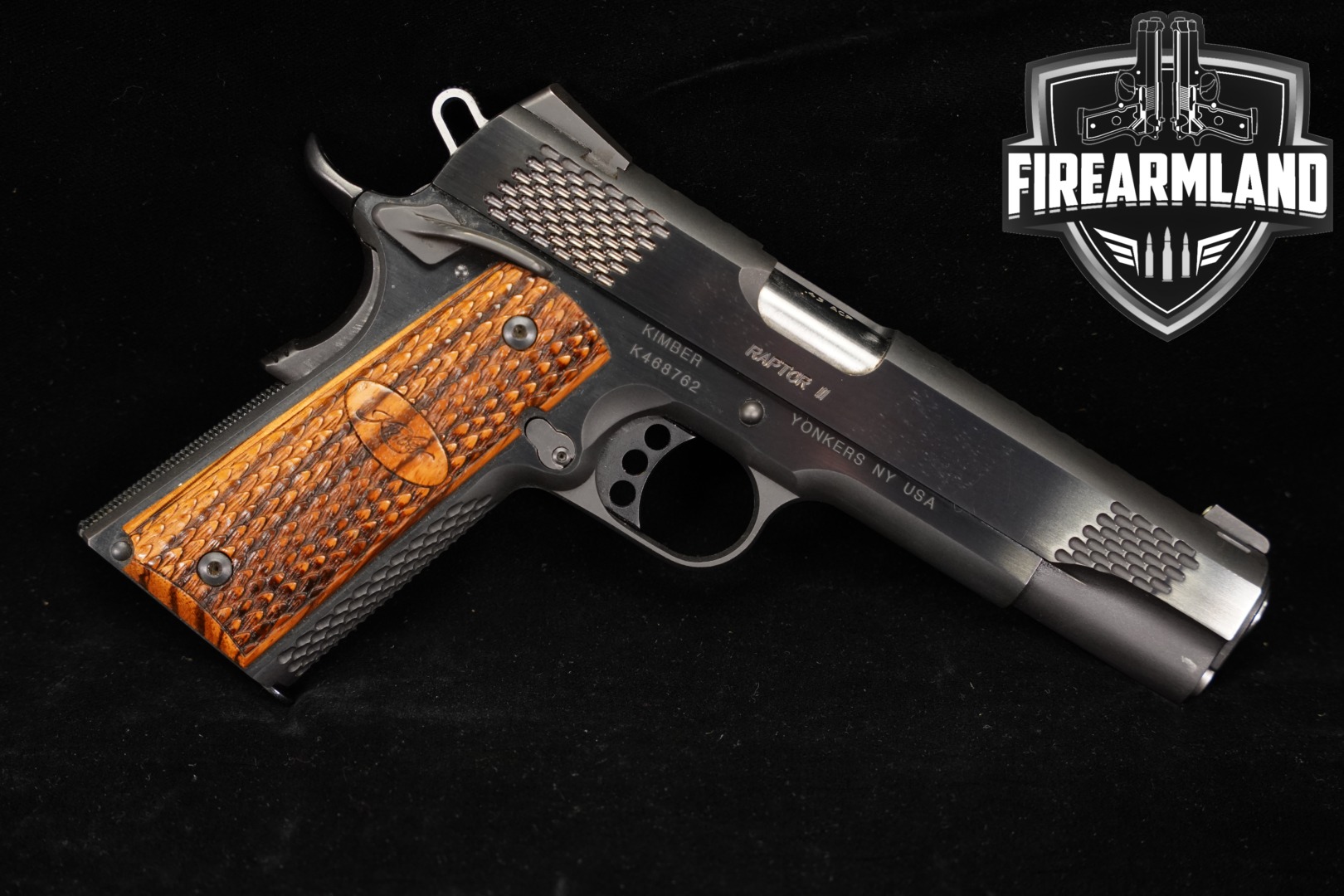 Kimber Raptor II Custom Shop .45 ACP Blued in Good Condition Thumbnail