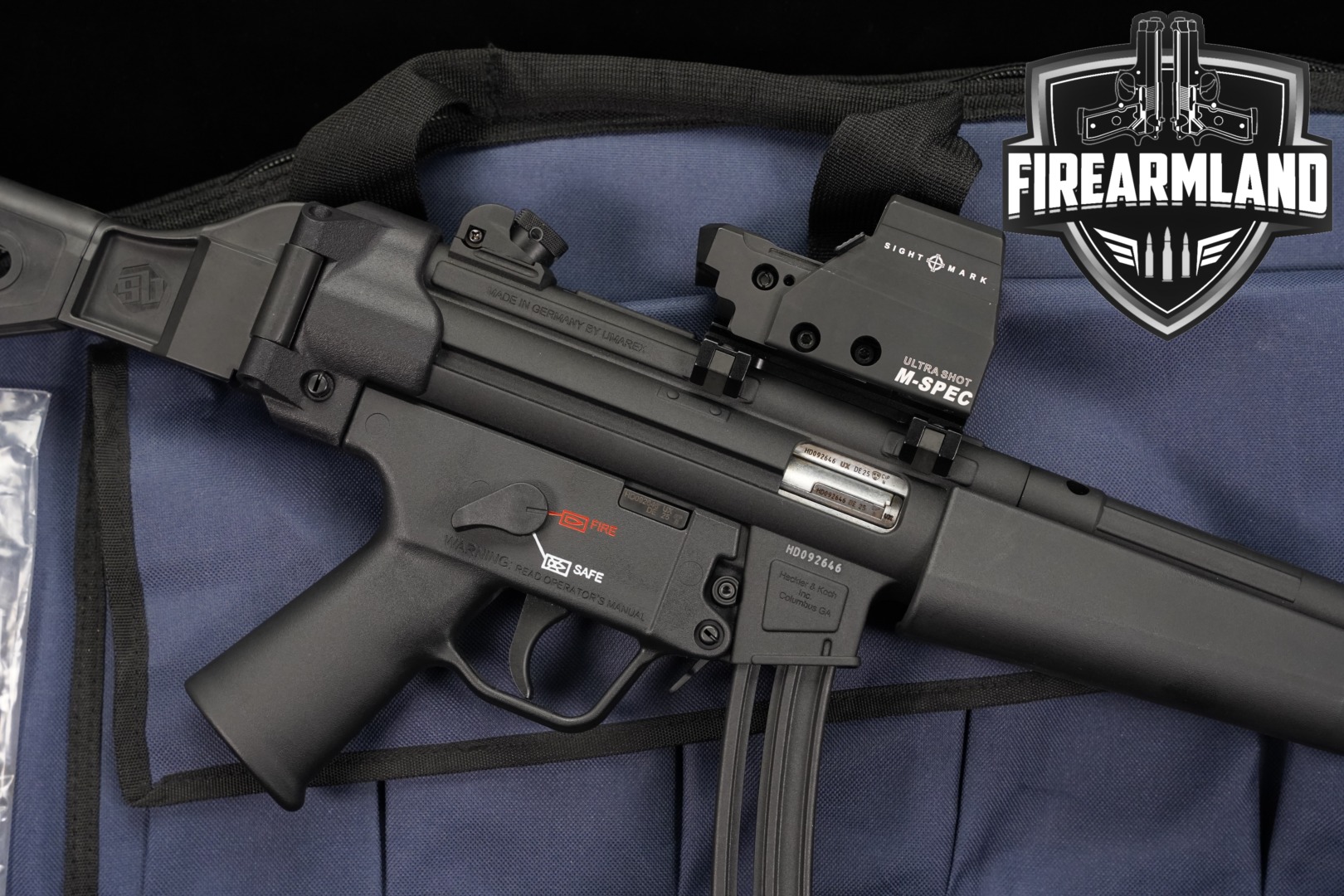Umarex MP5 .22 LR Pistol .22 LR Black in Excellent Condition Thumbnail