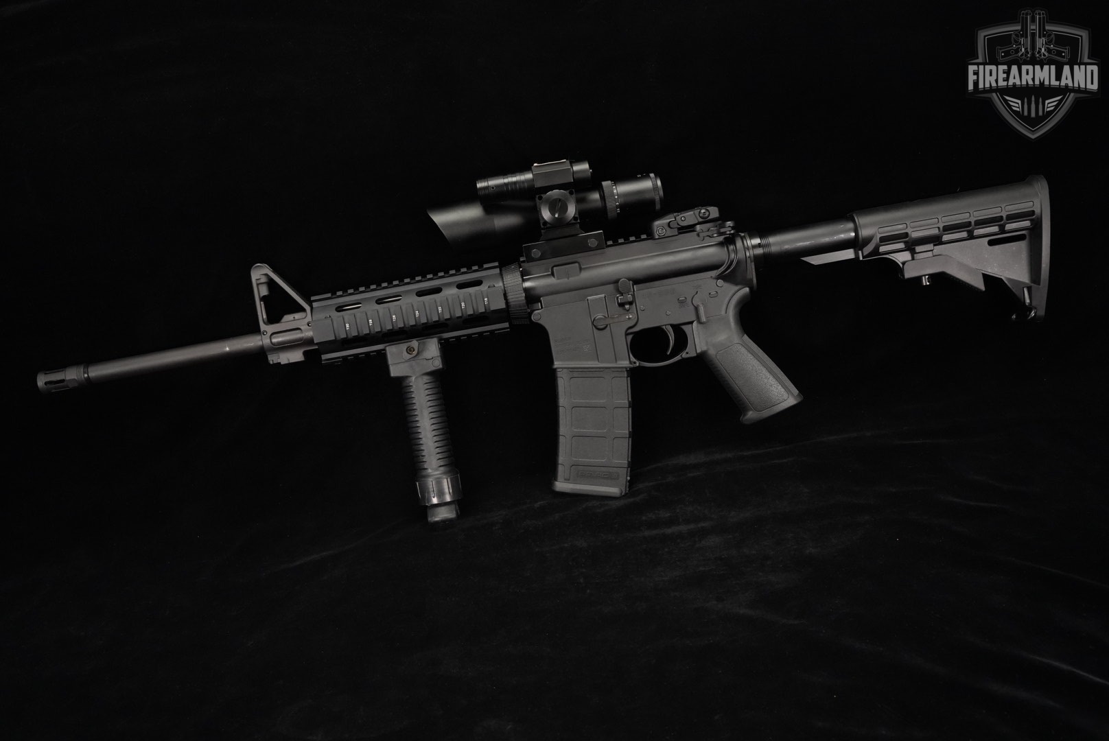 Ruger AR-556 5.56 NATO AR15 16" 15 AR556 +SCOPE, GRIP-POD-img-2