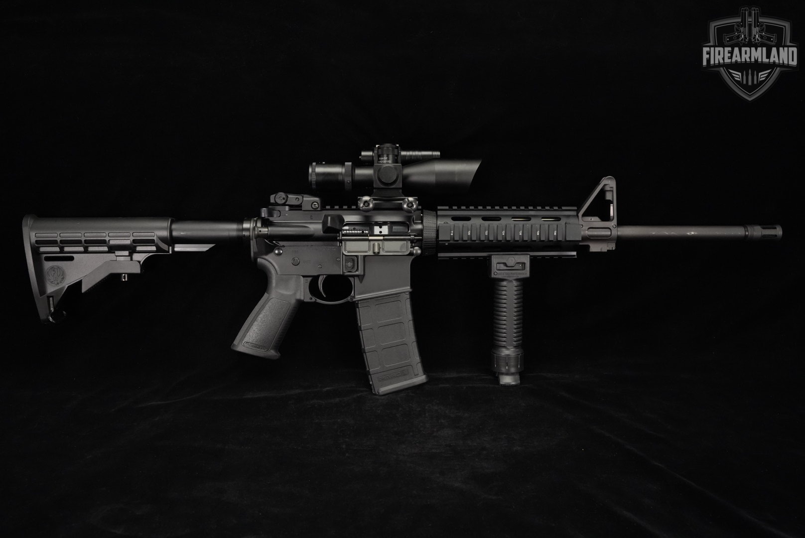 Ruger AR-556 5.56 NATO AR15 16" 15 AR556 +SCOPE, GRIP-POD-img-4