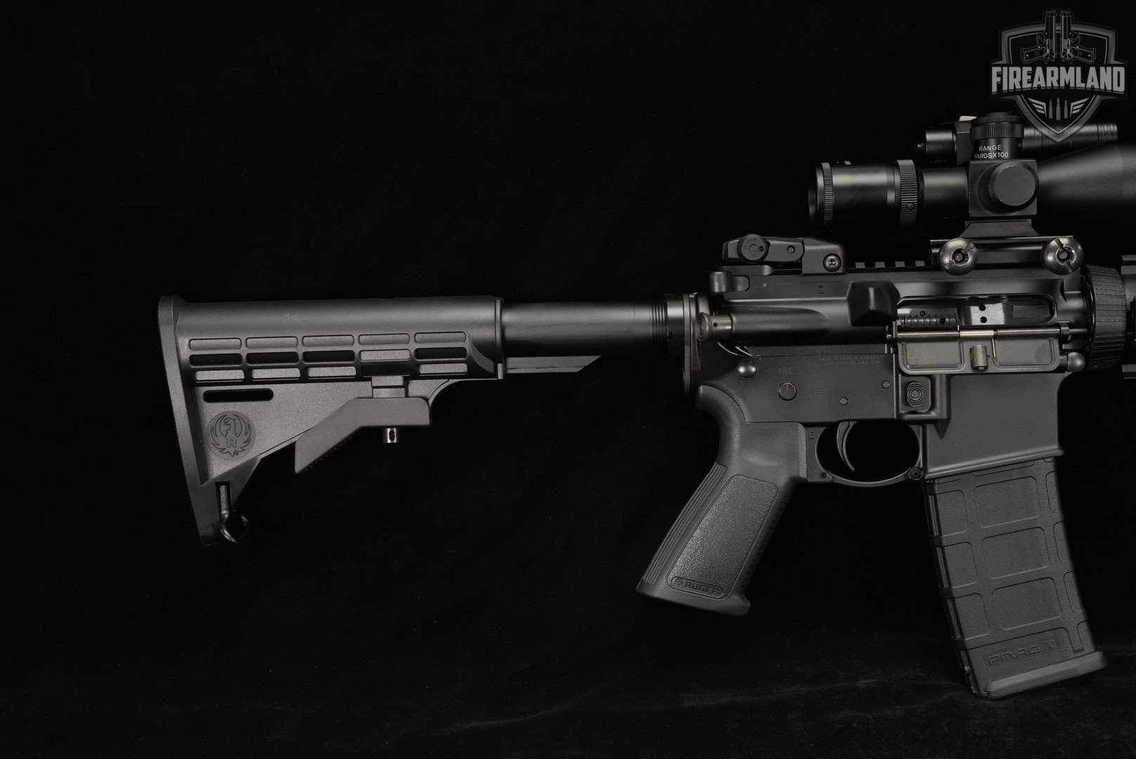 Ruger AR-556 5.56 NATO AR15 16" 15 AR556 +SCOPE, GRIP-POD-img-5