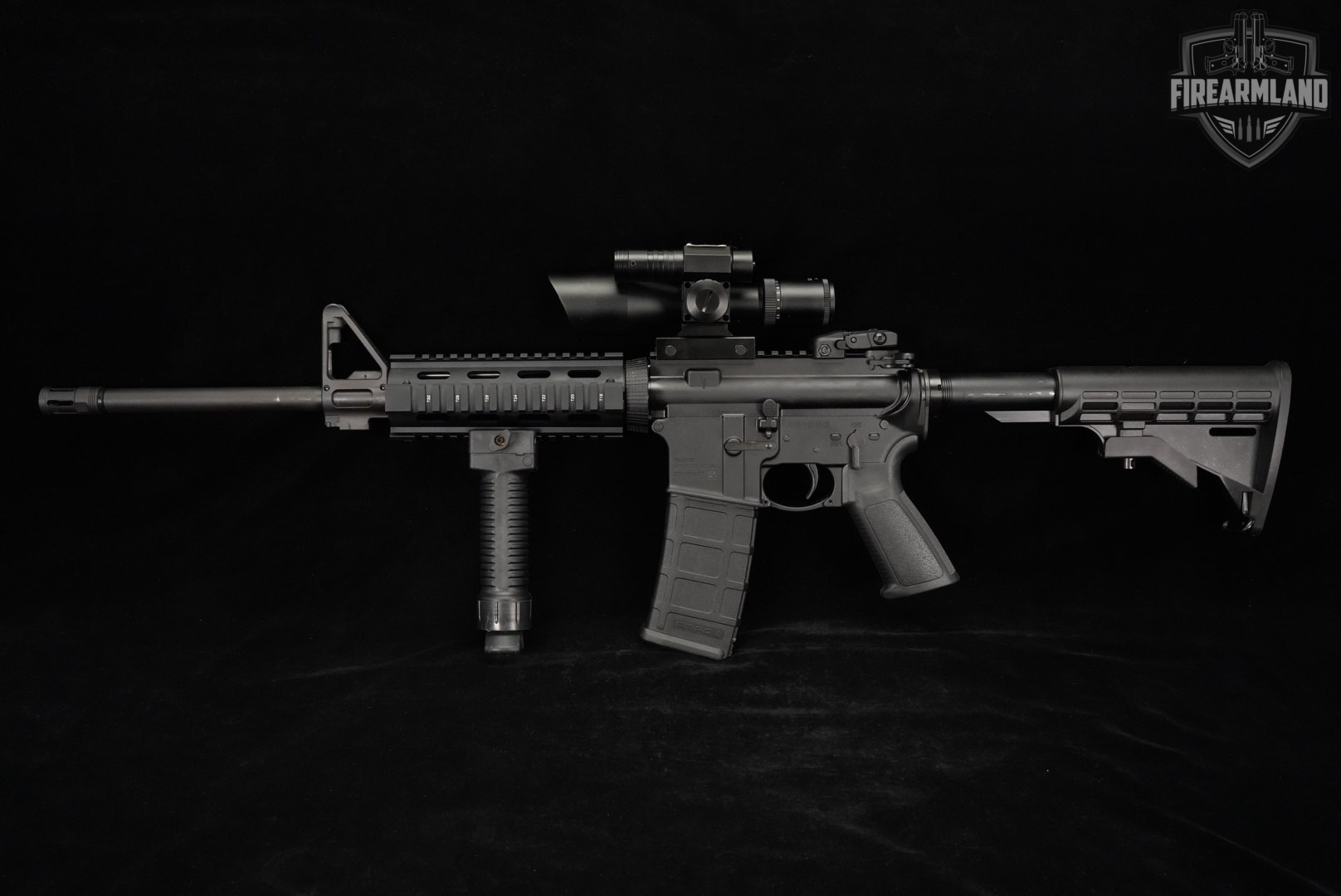 Ruger AR-556 5.56 NATO AR15 16" 15 AR556 +SCOPE, GRIP-POD-img-7