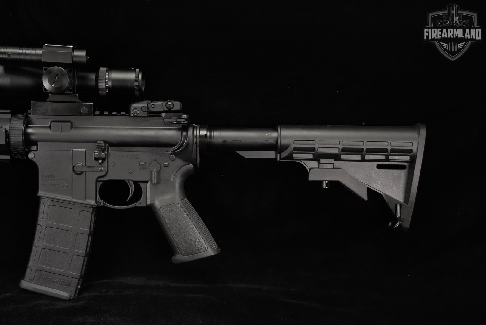 Ruger AR-556 5.56 NATO AR15 16" 15 AR556 +SCOPE, GRIP-POD-img-9