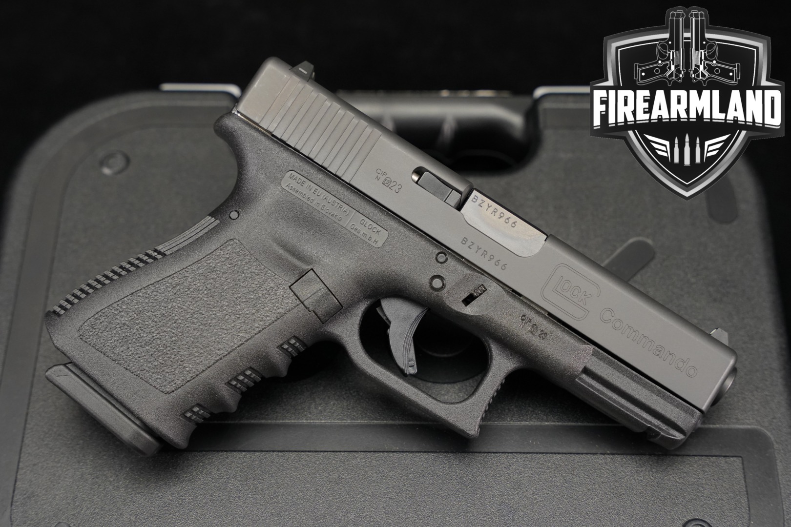 2023 Glock Glock 19 Gen 3; Thai Commando 9mm Luger Black in Excellent Condition Thumbnail