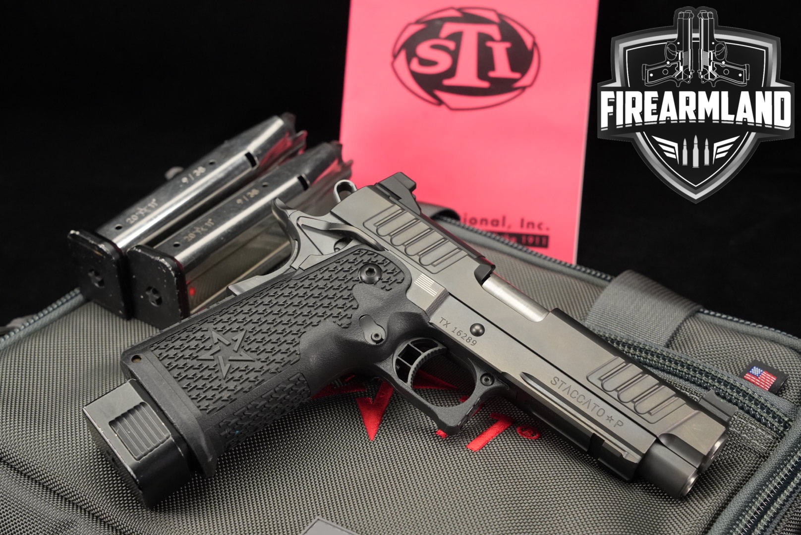 Staccato (STI) Staccato P DUO 9mm Luger Black in Excellent Condition Thumbnail