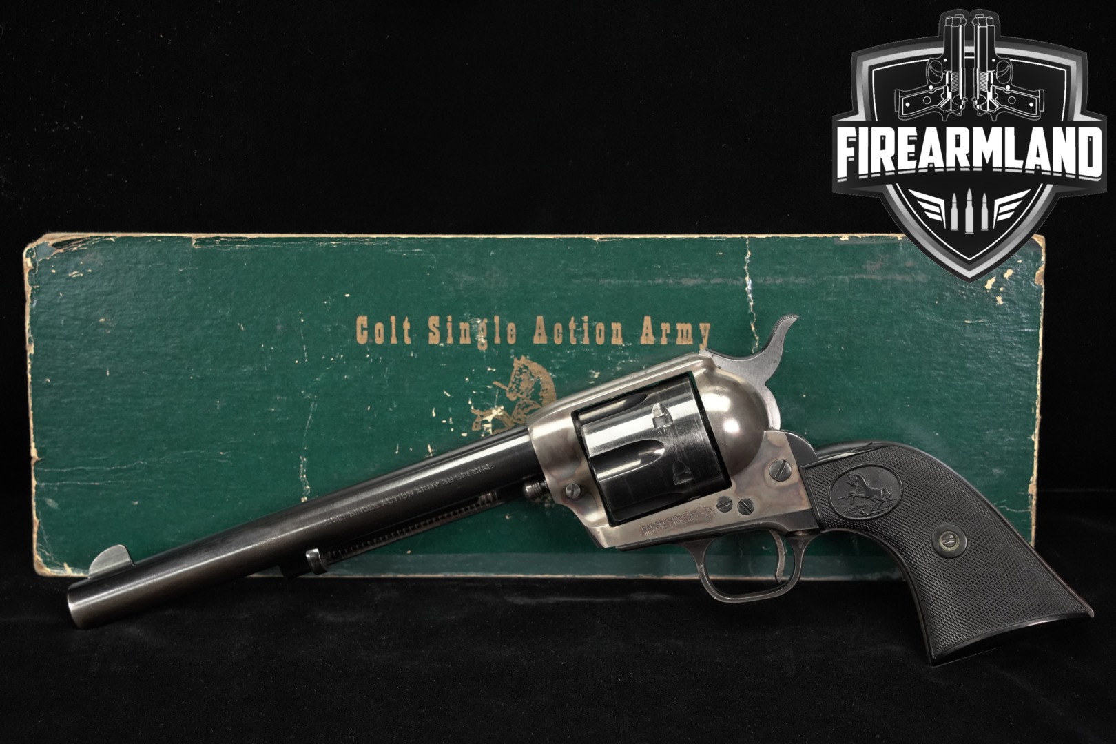 1956 Colt Single Action Army Second Generation .38 Spl. Color Case-Hardened & Blued in Good Condition Thumbnail