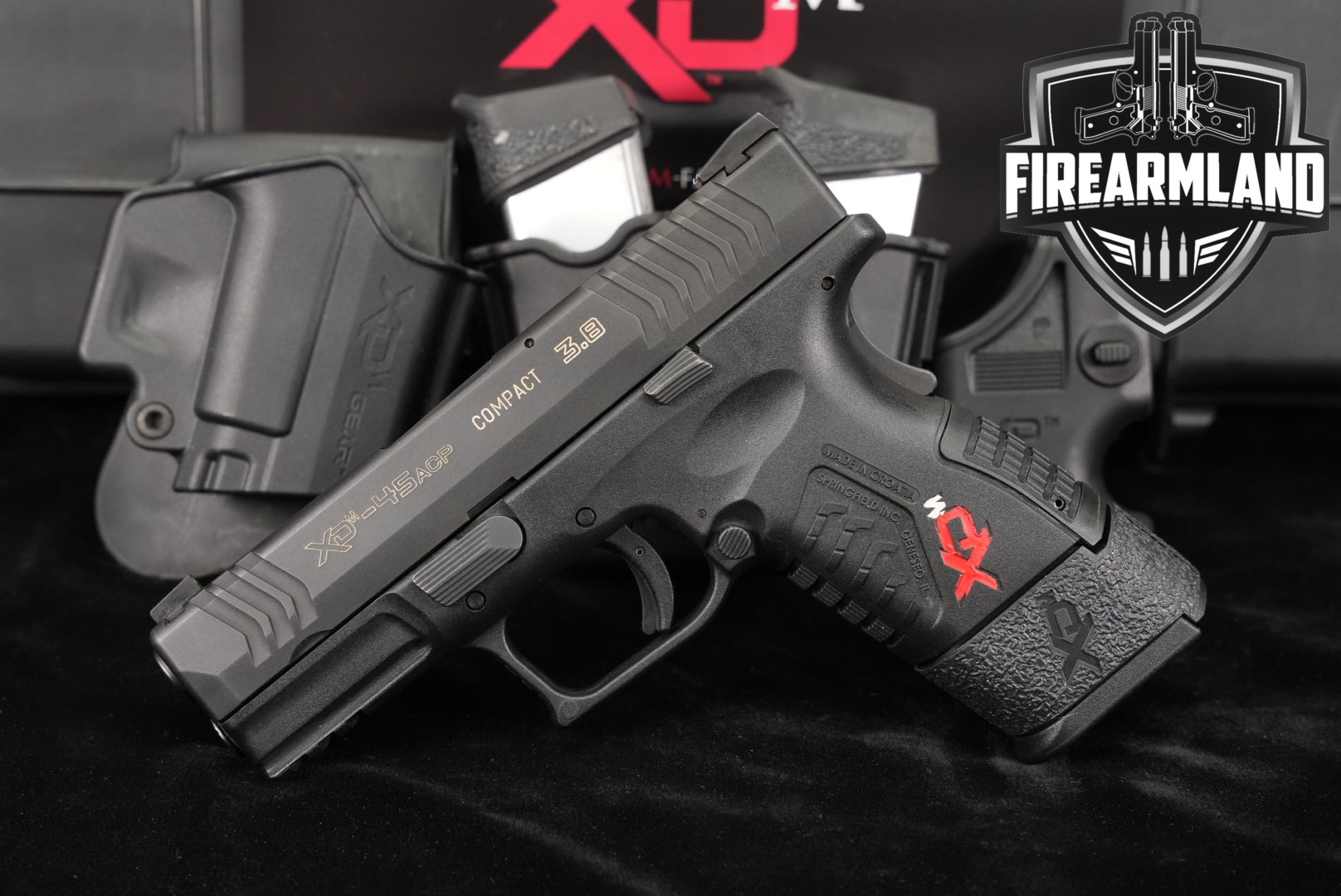 Springfield Armory XD(M) 3.8 Compact .45 ACP Black in Good Condition Thumbnail