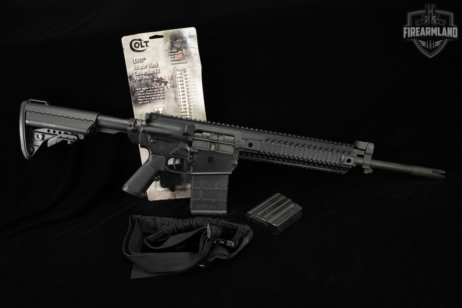 Colt LE901-16S Modular Carbine 308 Winchester AR-10 AR10 16" LE-901 +2 MAGS-img-2